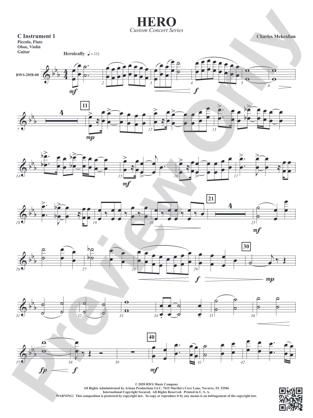 Hero: Part 1 - C Instruments T.C.