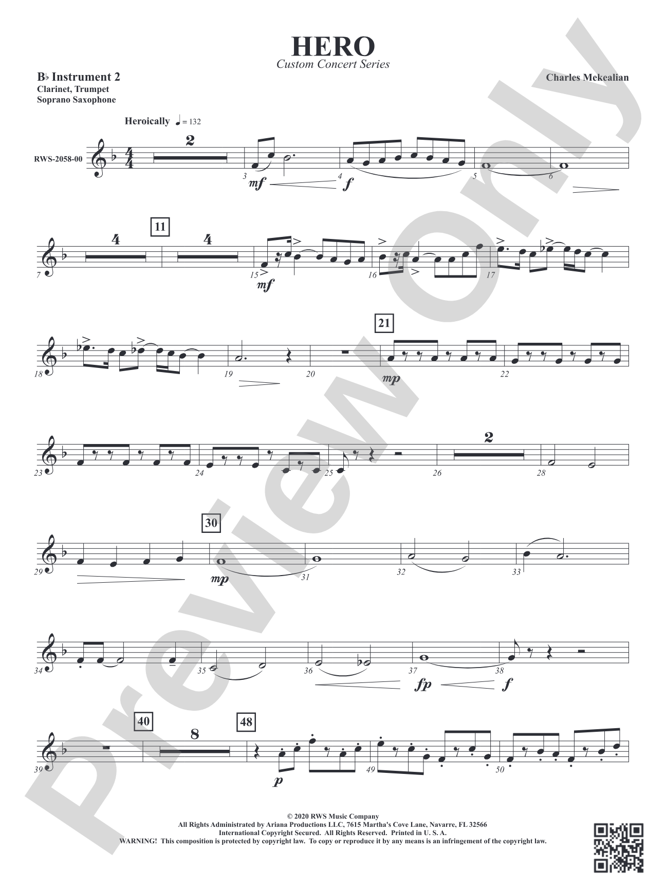 Hero: Part 2 - B-flat Instruments