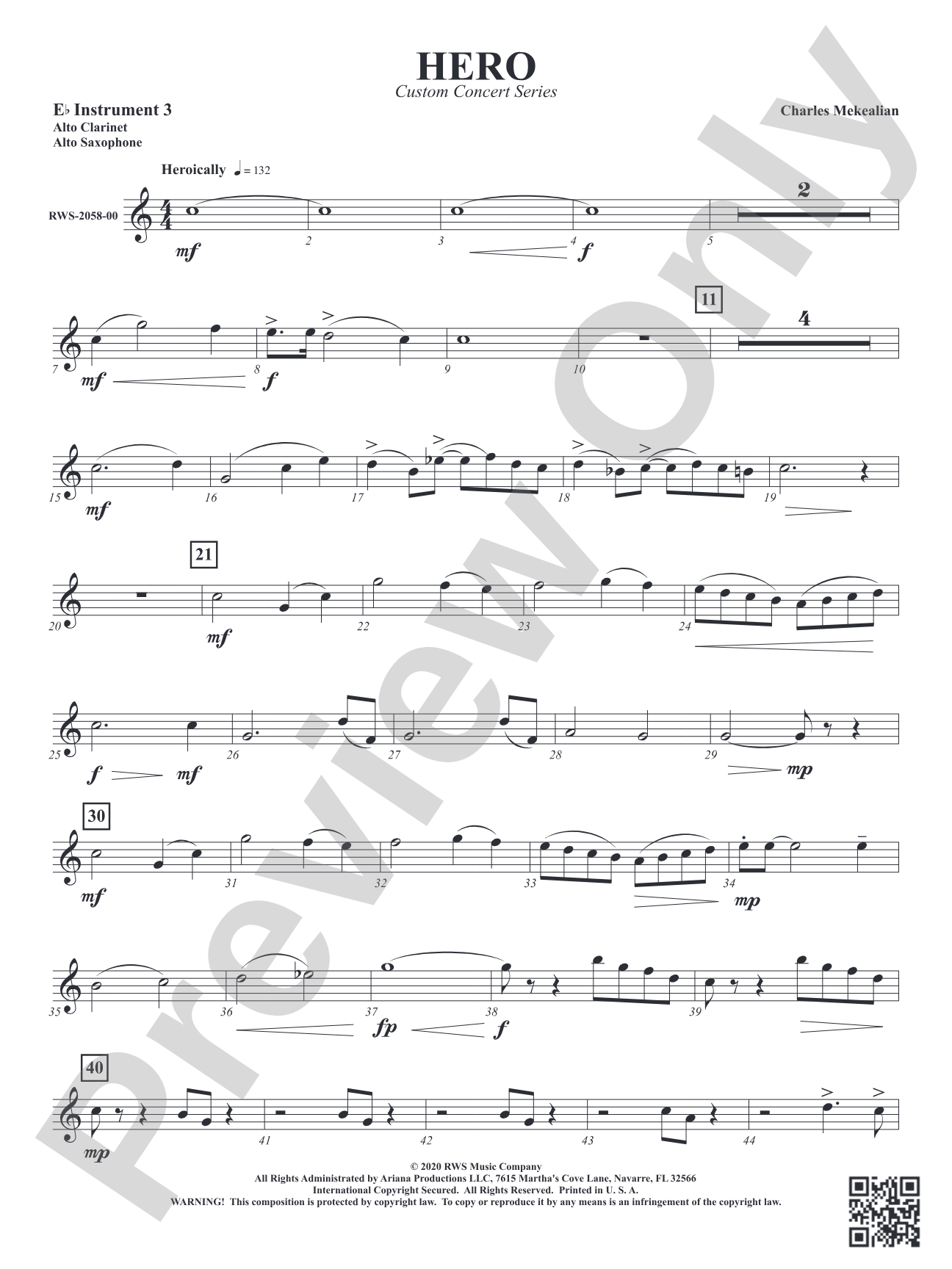 Hero: Part 3 - E-flat Instruments