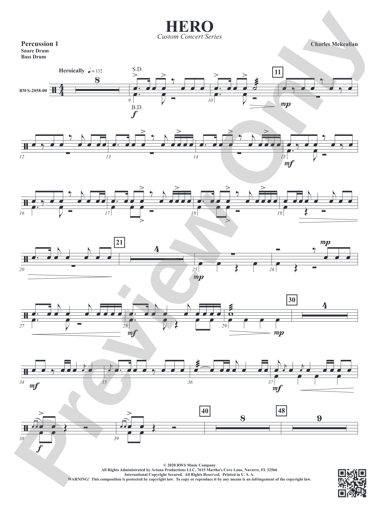 Hero: 1st Percussion