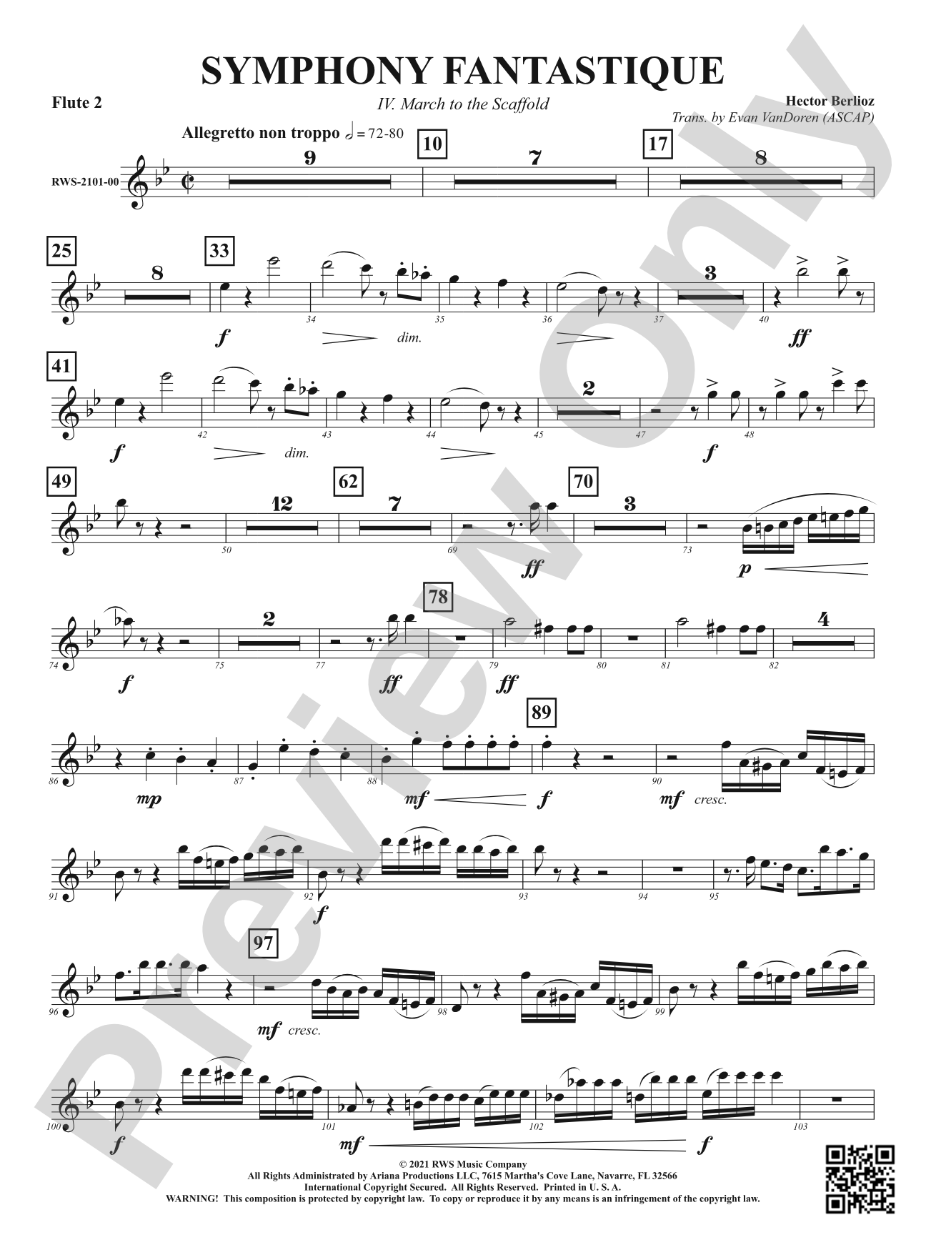 Symphony Fantastique - IV. March to the Scaffold: 2nd Flute