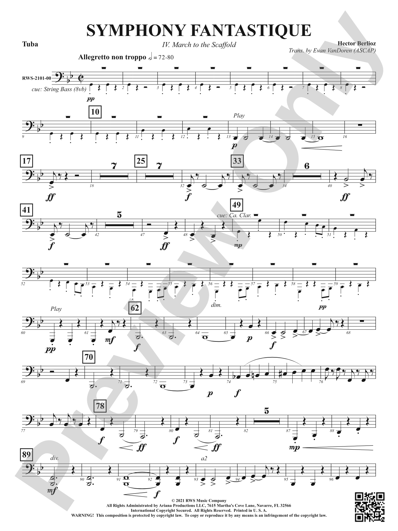 Symphony Fantastique - IV. March to the Scaffold: Tuba
