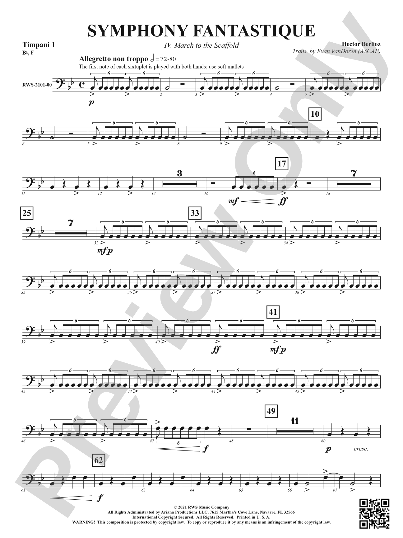 Symphony Fantastique - IV. March to the Scaffold: 1st Timpani