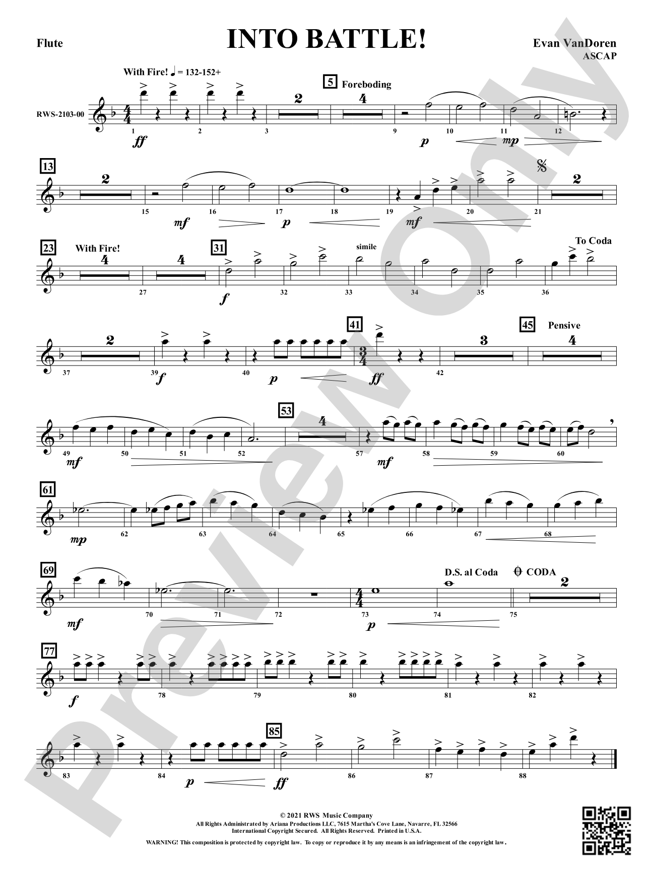 Into Battle!: 1st Flute
