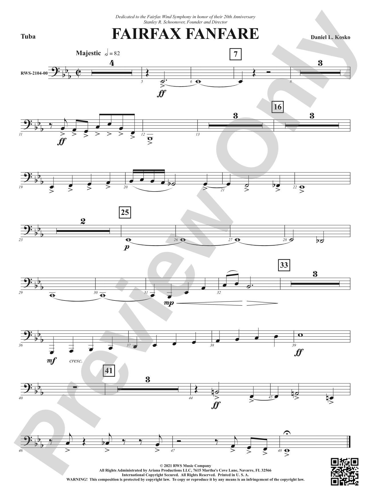 Fairfax Fanfare: Tuba