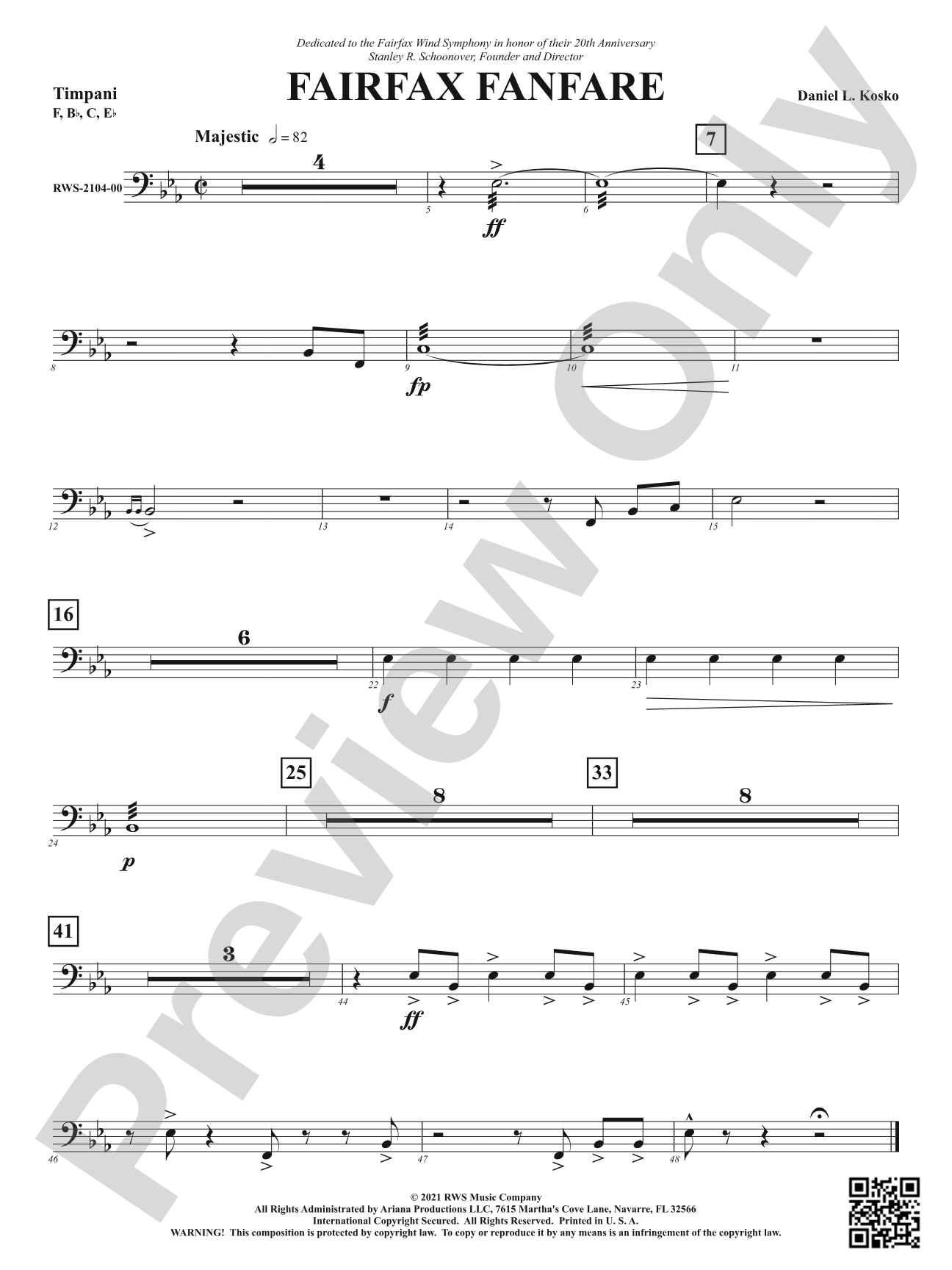 Fairfax Fanfare: Timpani
