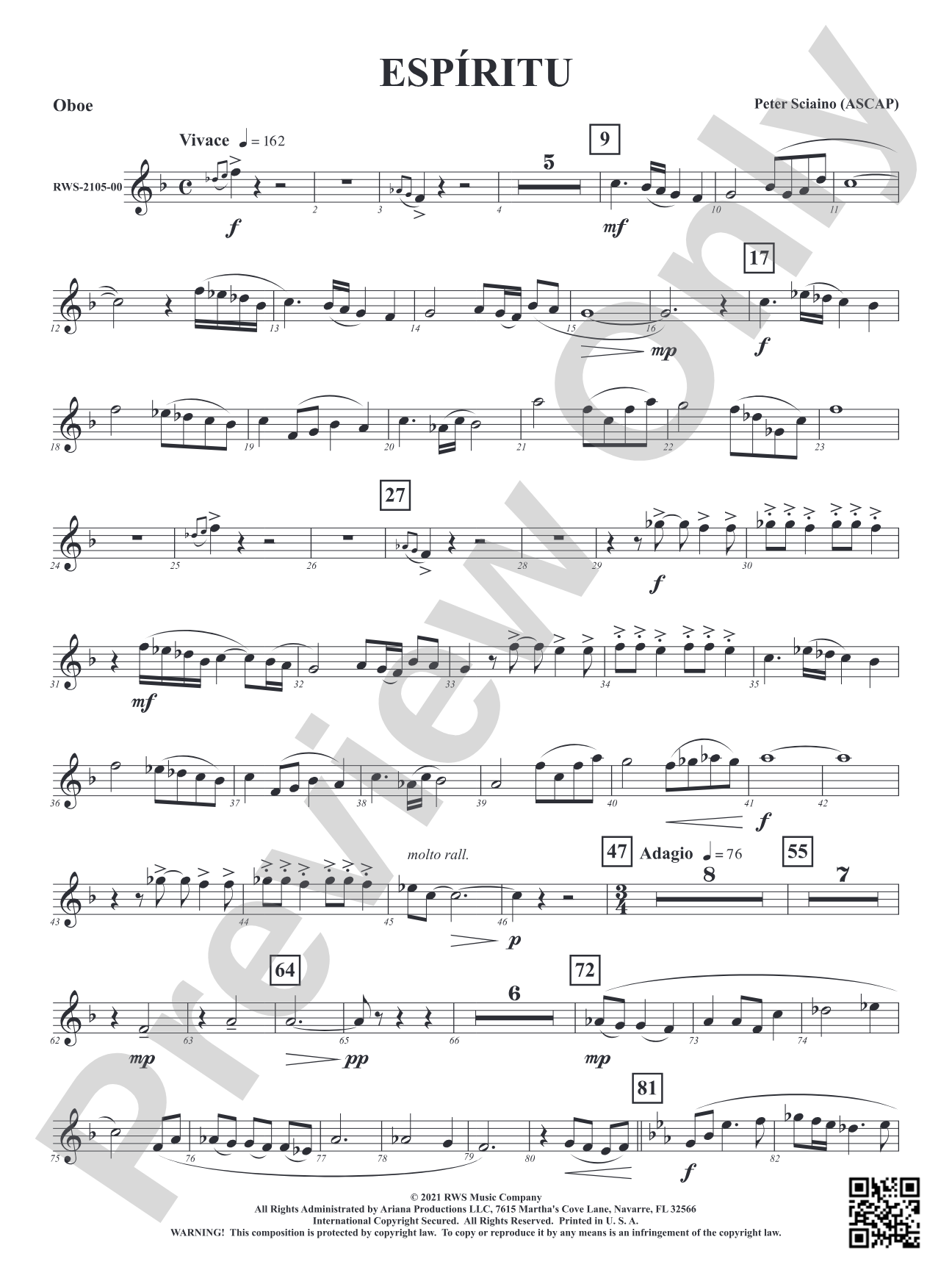 Espiritu: Oboe