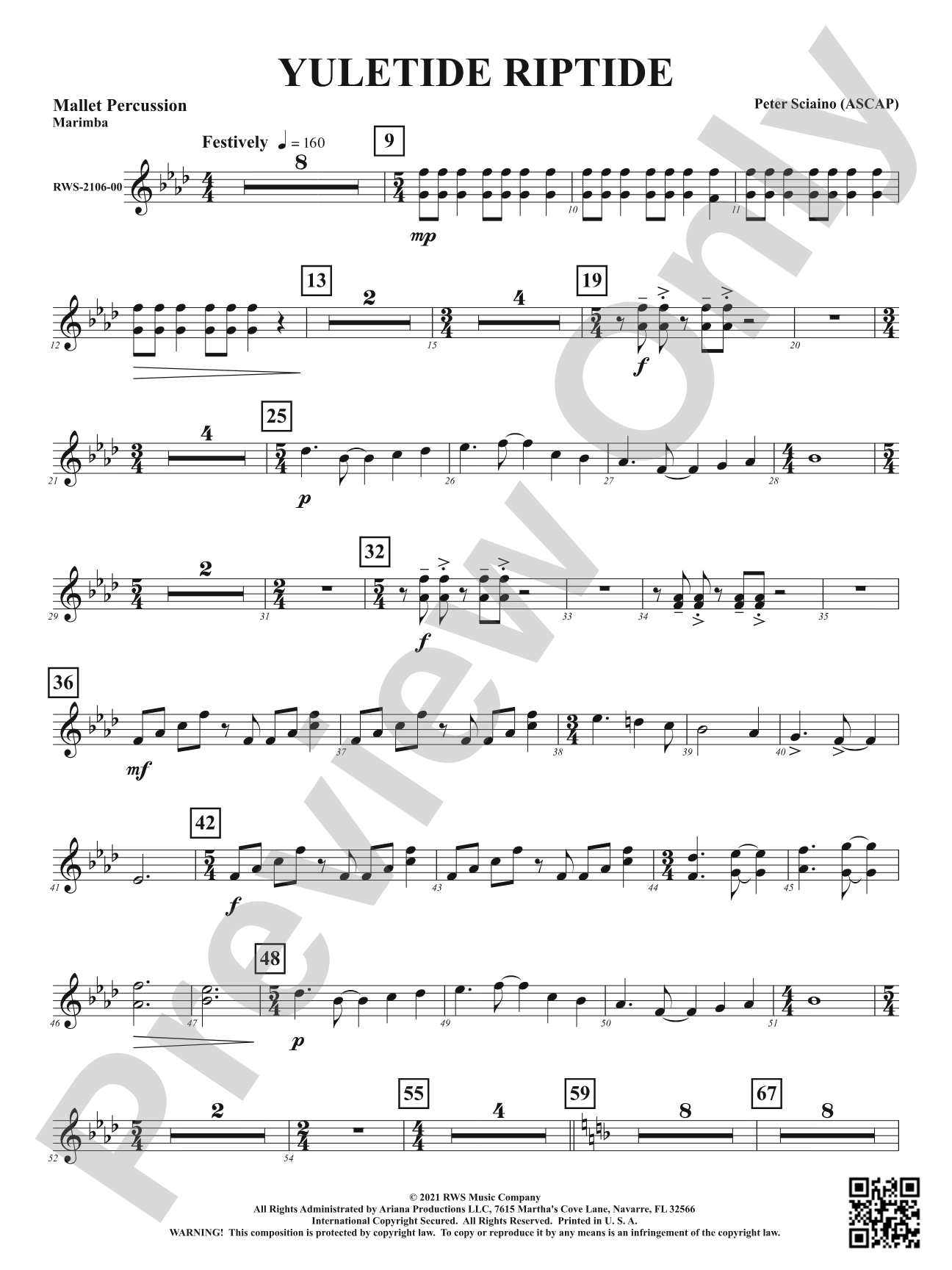 Yuletide Riptide: 1st Mallet Percussion