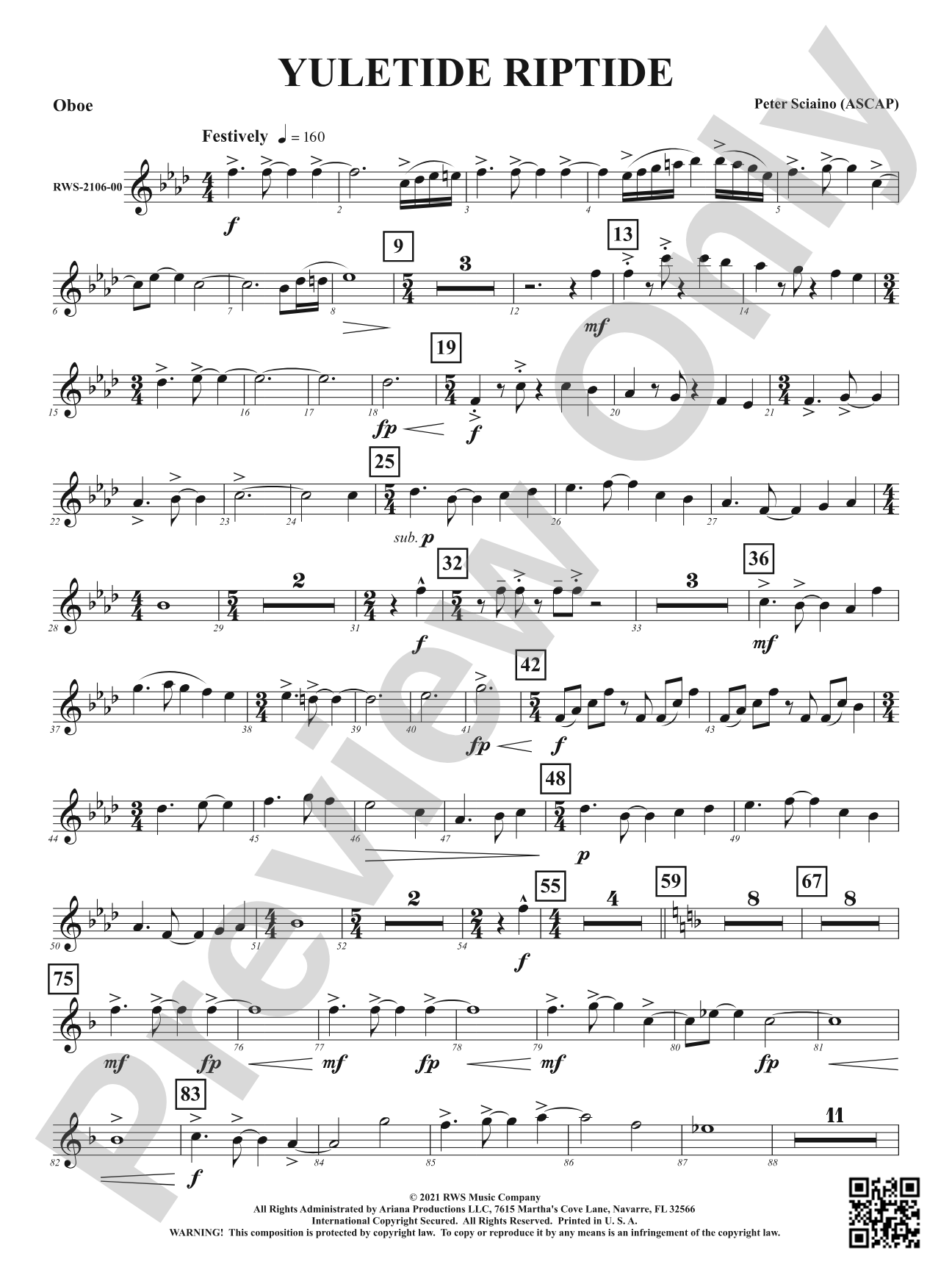 Yuletide Riptide: Oboe