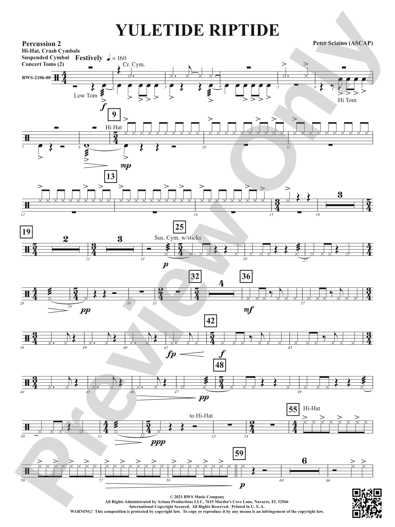 Yuletide Riptide: 2nd Percussion
