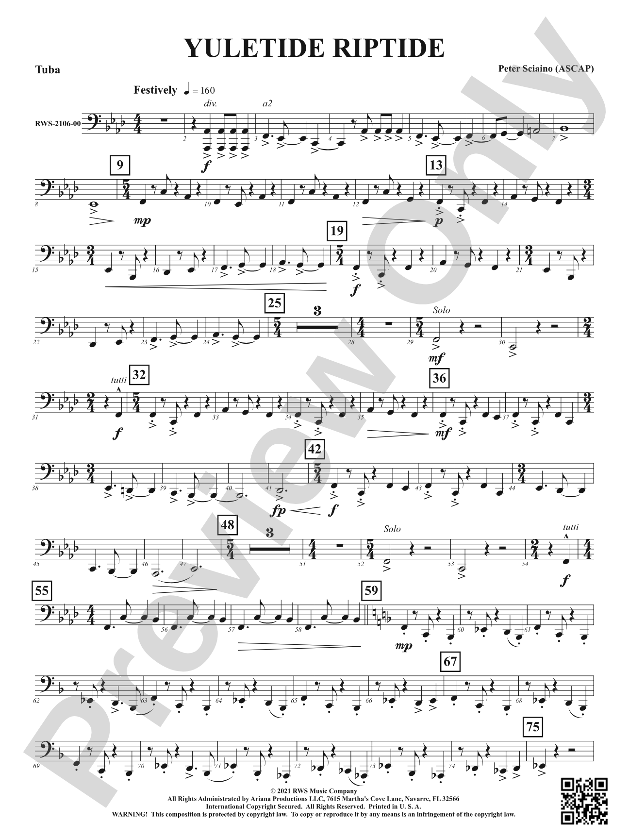 Yuletide Riptide: Tuba