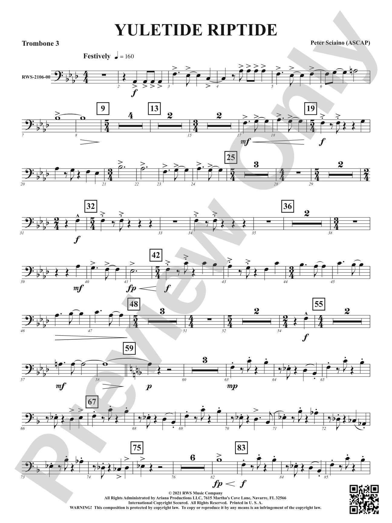 Yuletide Riptide: 3rd Trombone