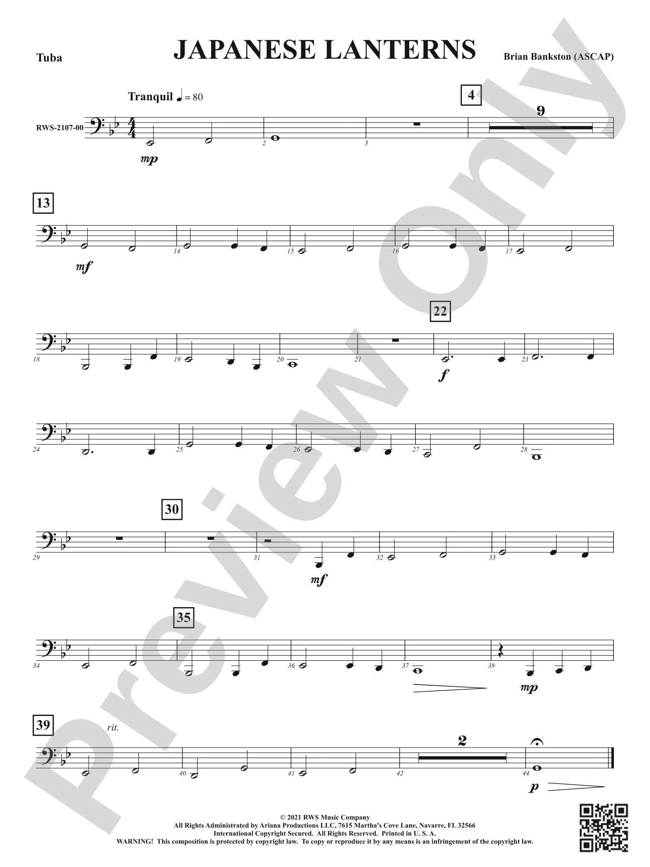 Japanese Lanterns: Tuba