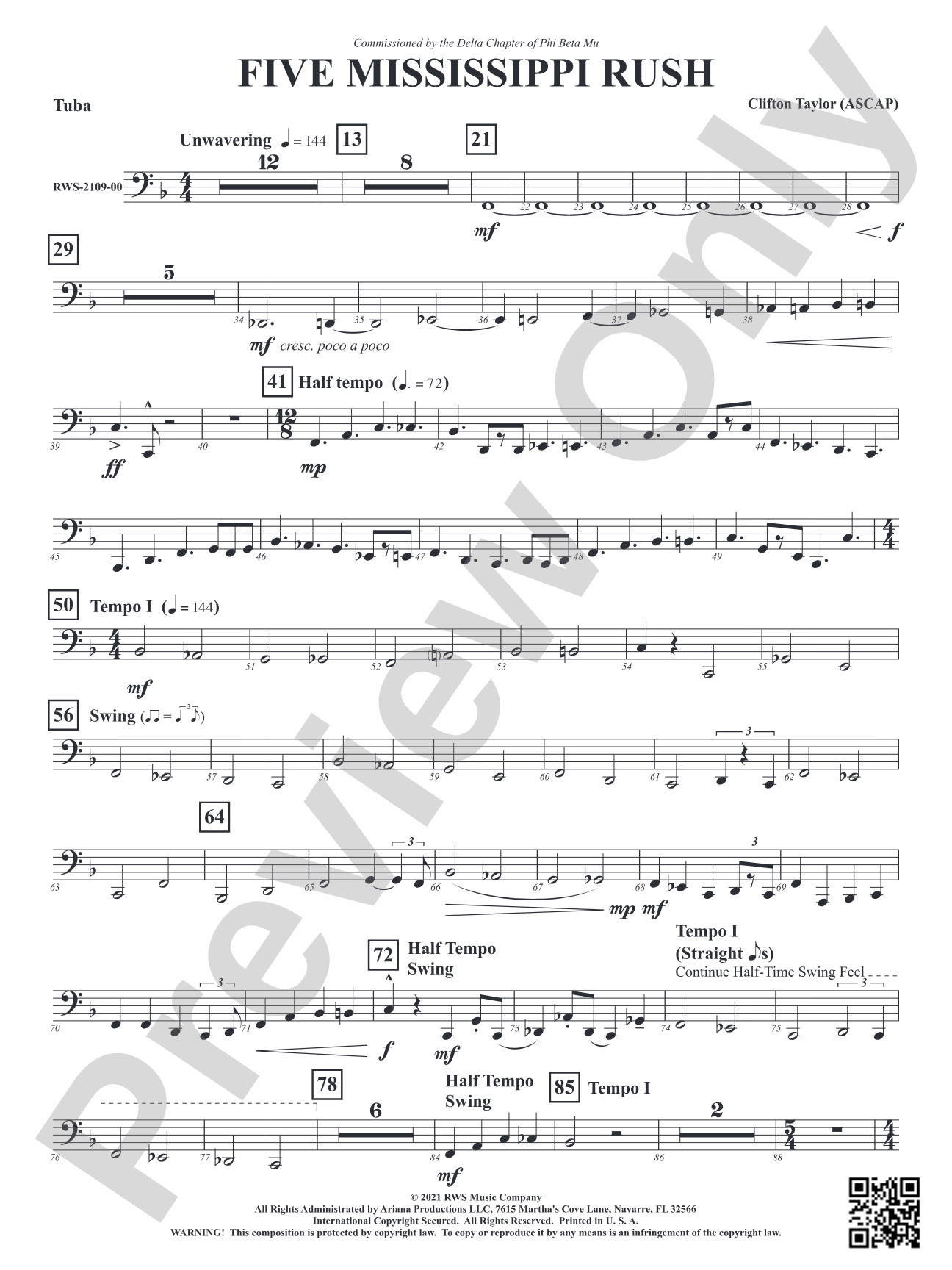 Five Mississippi Rush: Tuba