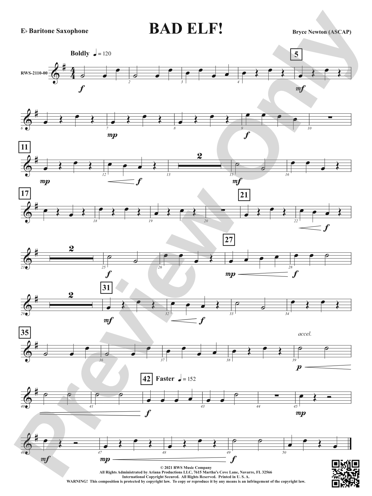 Bad Elf!: E-flat Baritone Saxophone