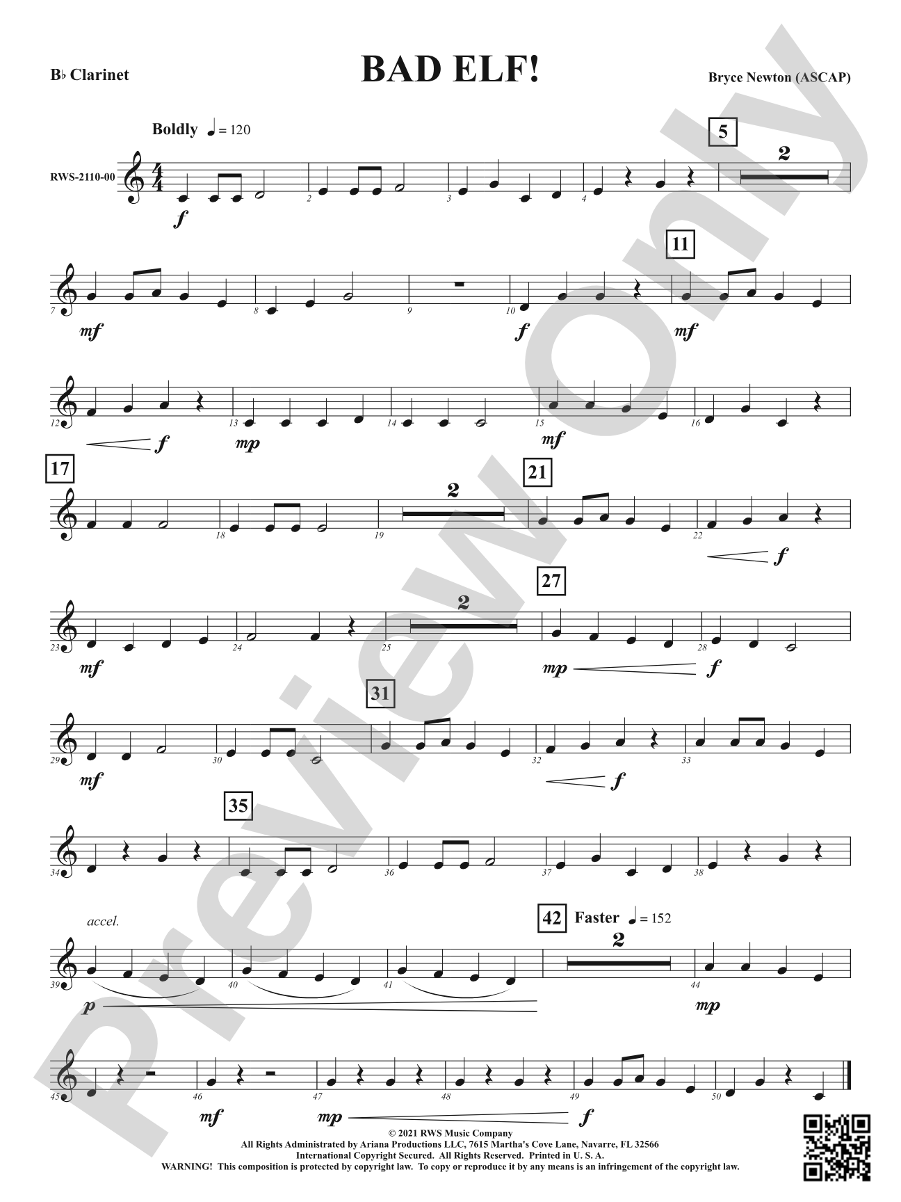 Bad Elf!: 1st B-flat Clarinet