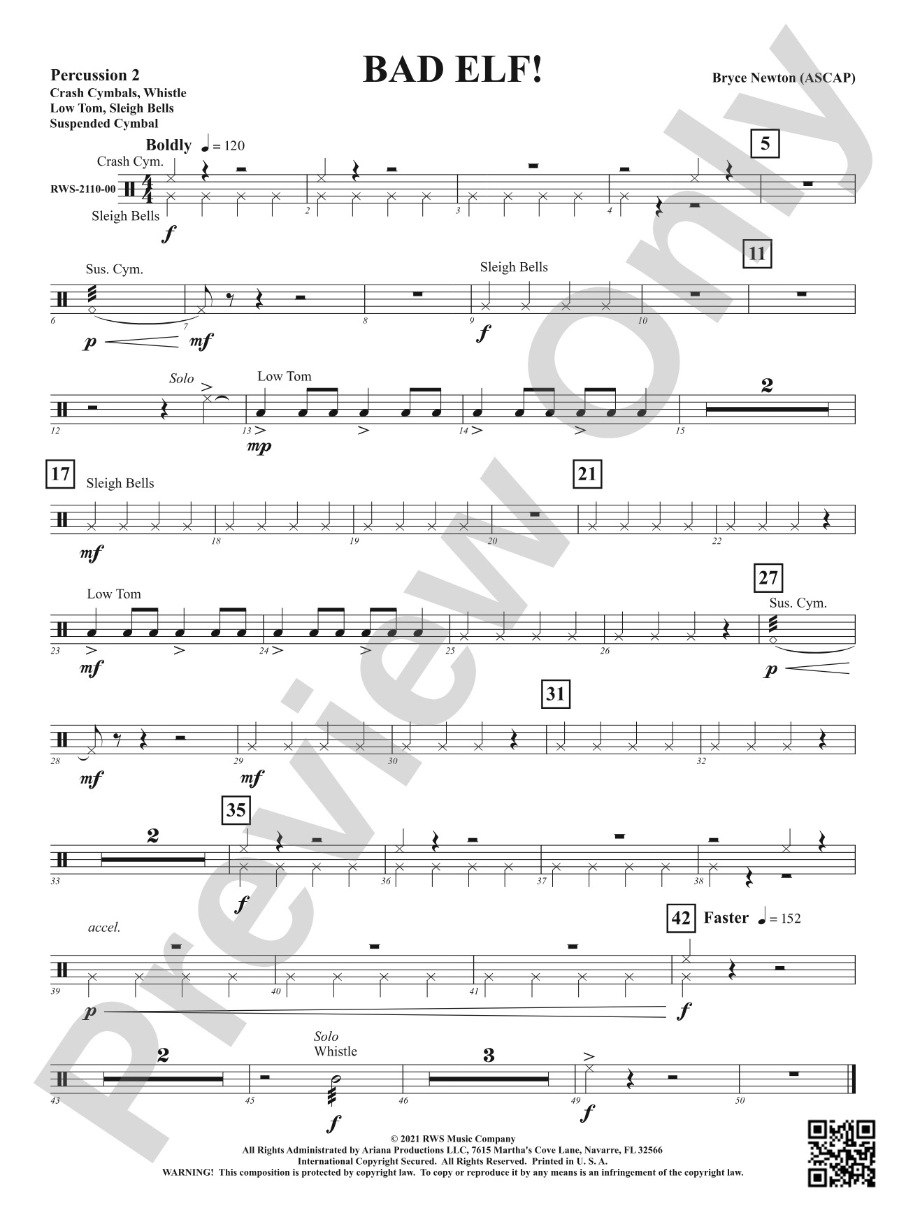 Bad Elf!: 2nd Percussion