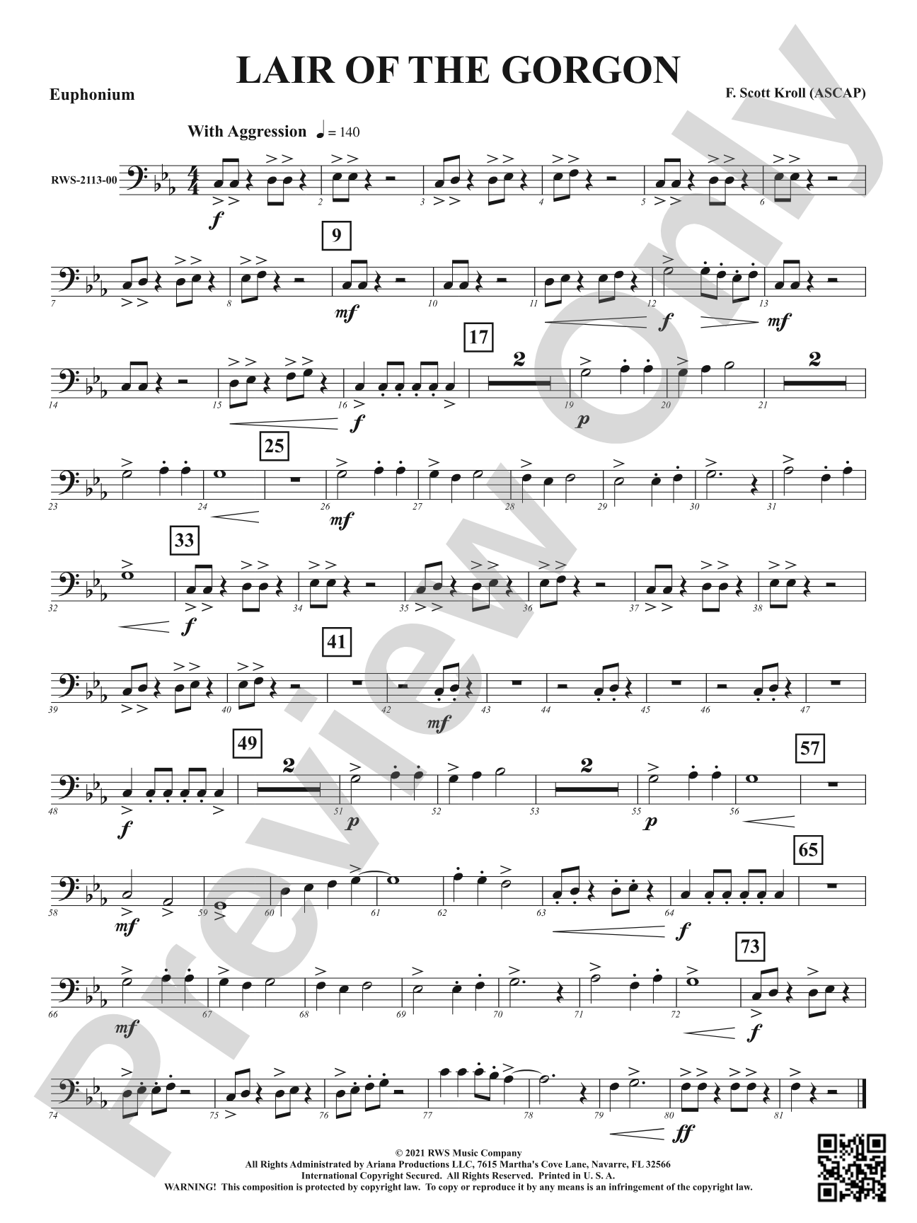 Lair Of The Gorgon: Baritone B.C.