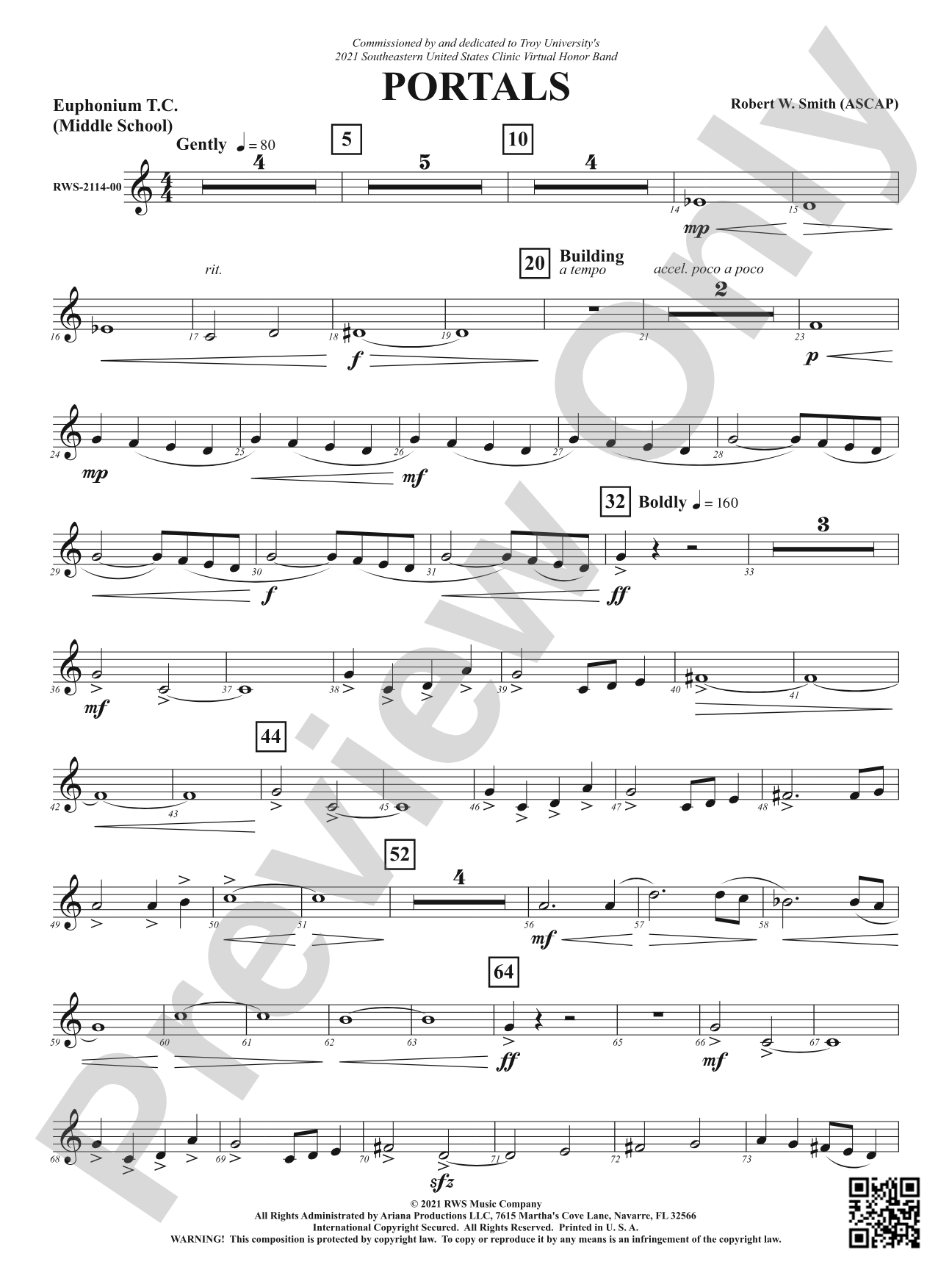 Portals: Baritone T.C. Middle School