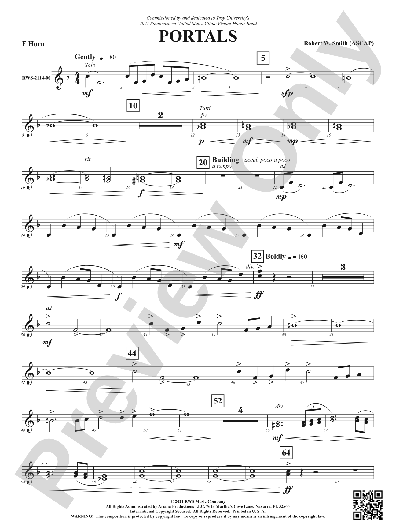 Portals: 1st F Horn