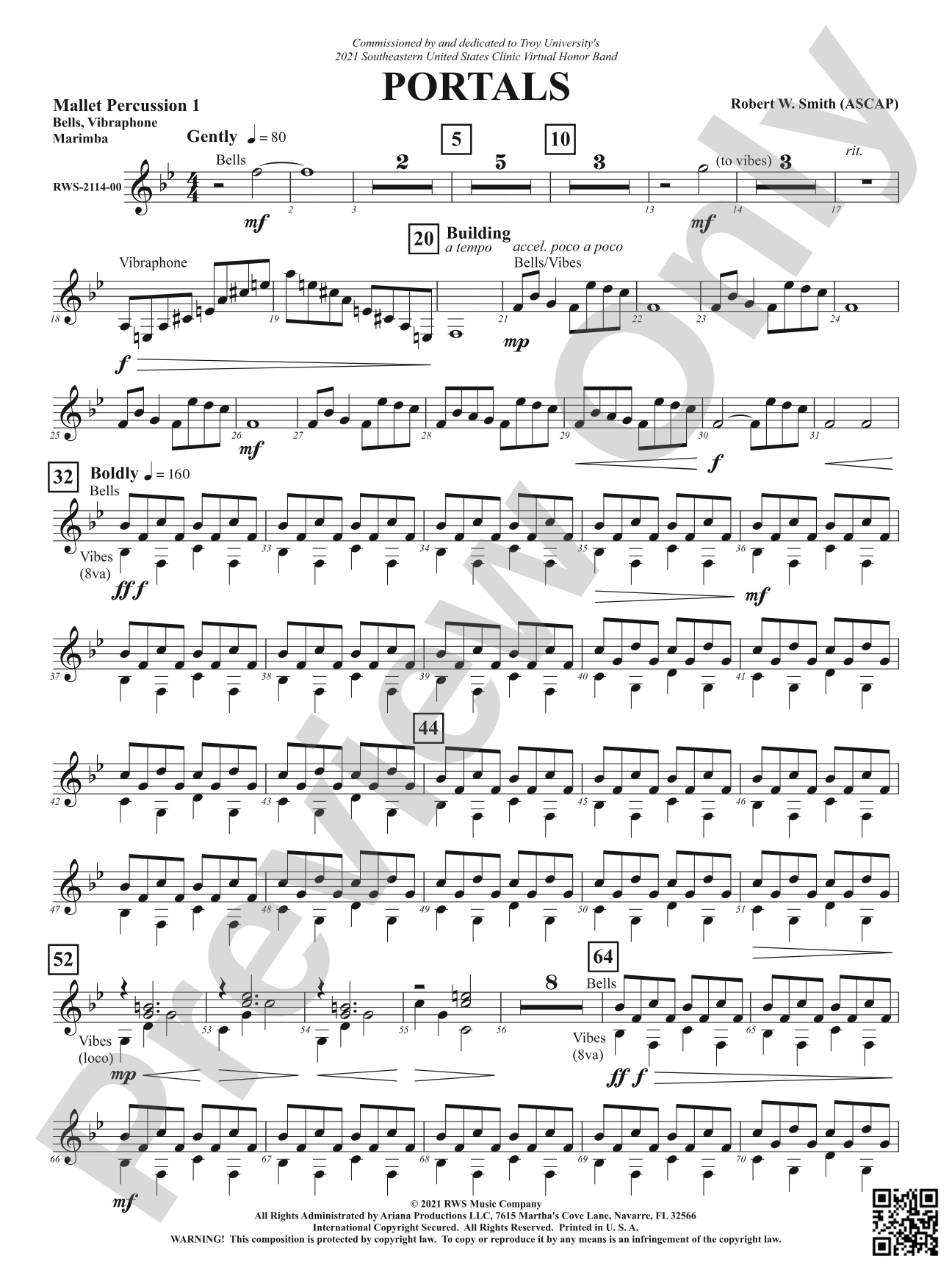 Portals: 1st Mallet Percussion