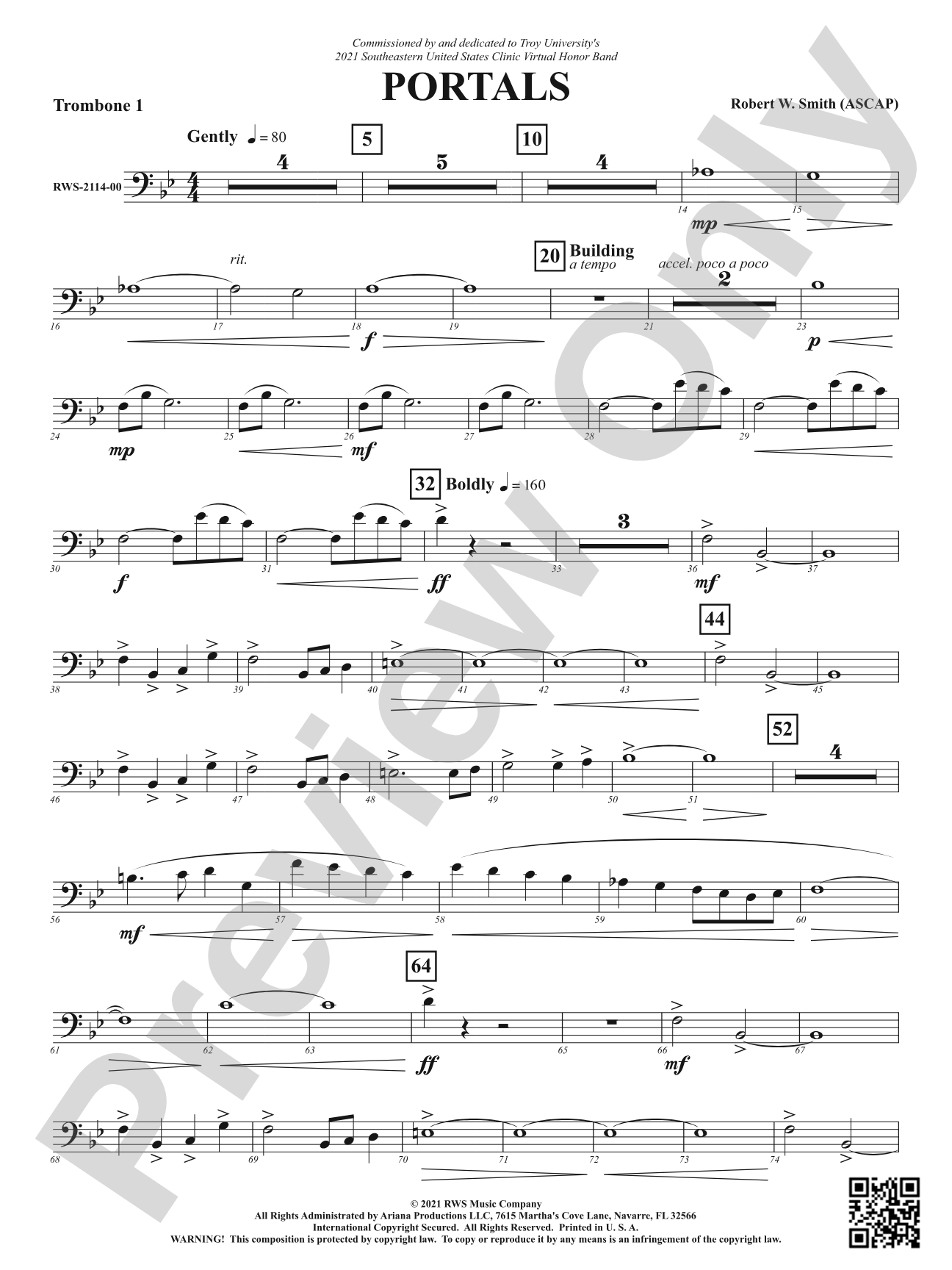 Portals: 1st Trombone