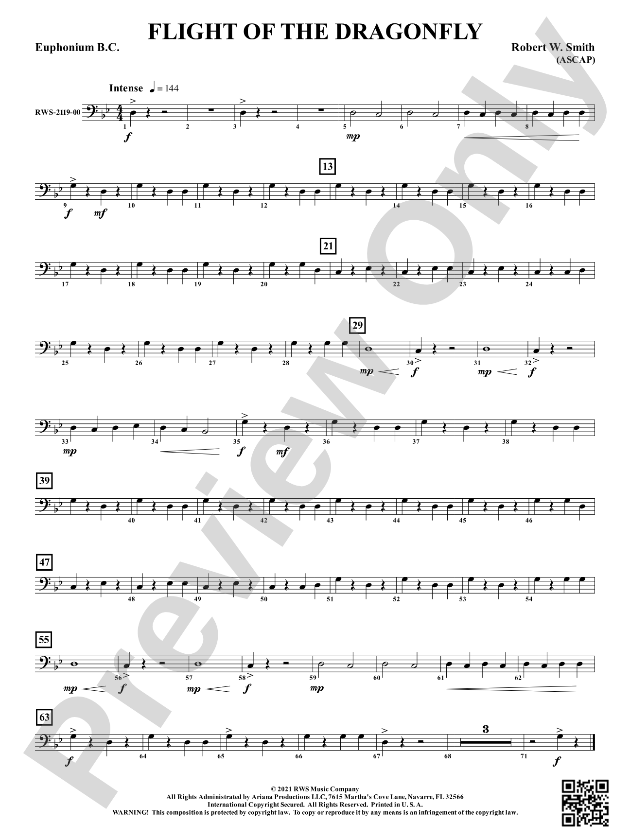 Flight of the Dragonfly: Baritone B.C.