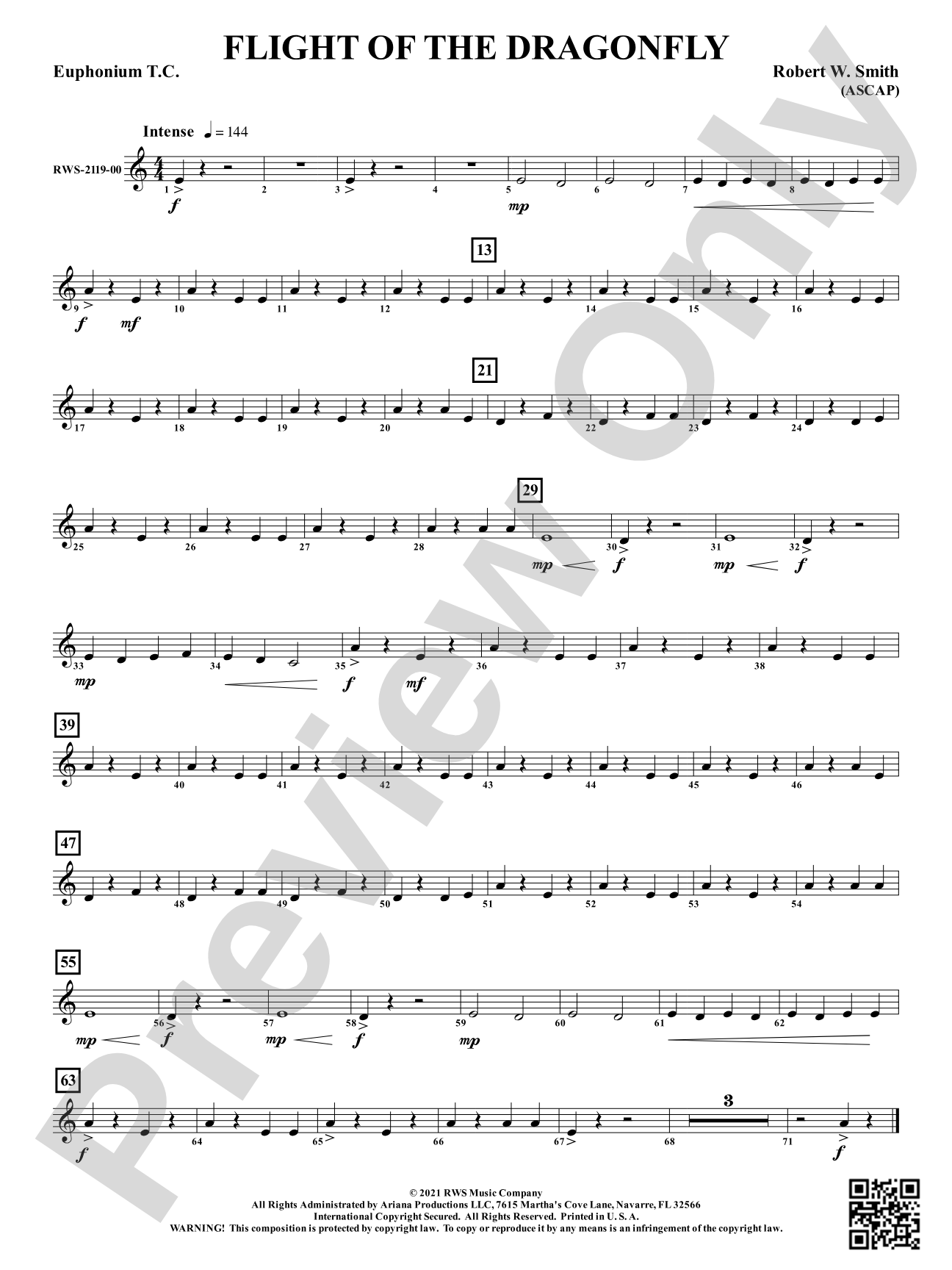 Flight of the Dragonfly: Baritone T.C.