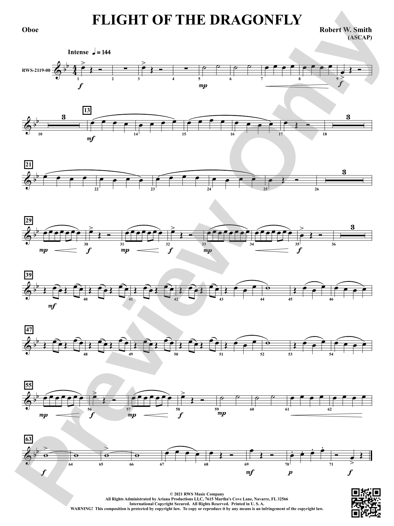 Flight of the Dragonfly: Oboe
