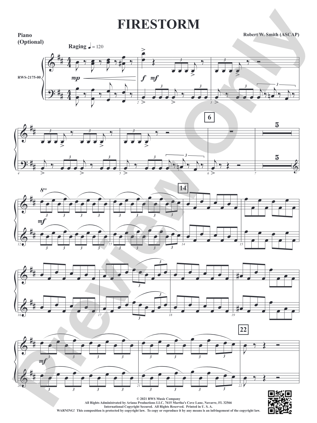 Firestorm: Optional Piano