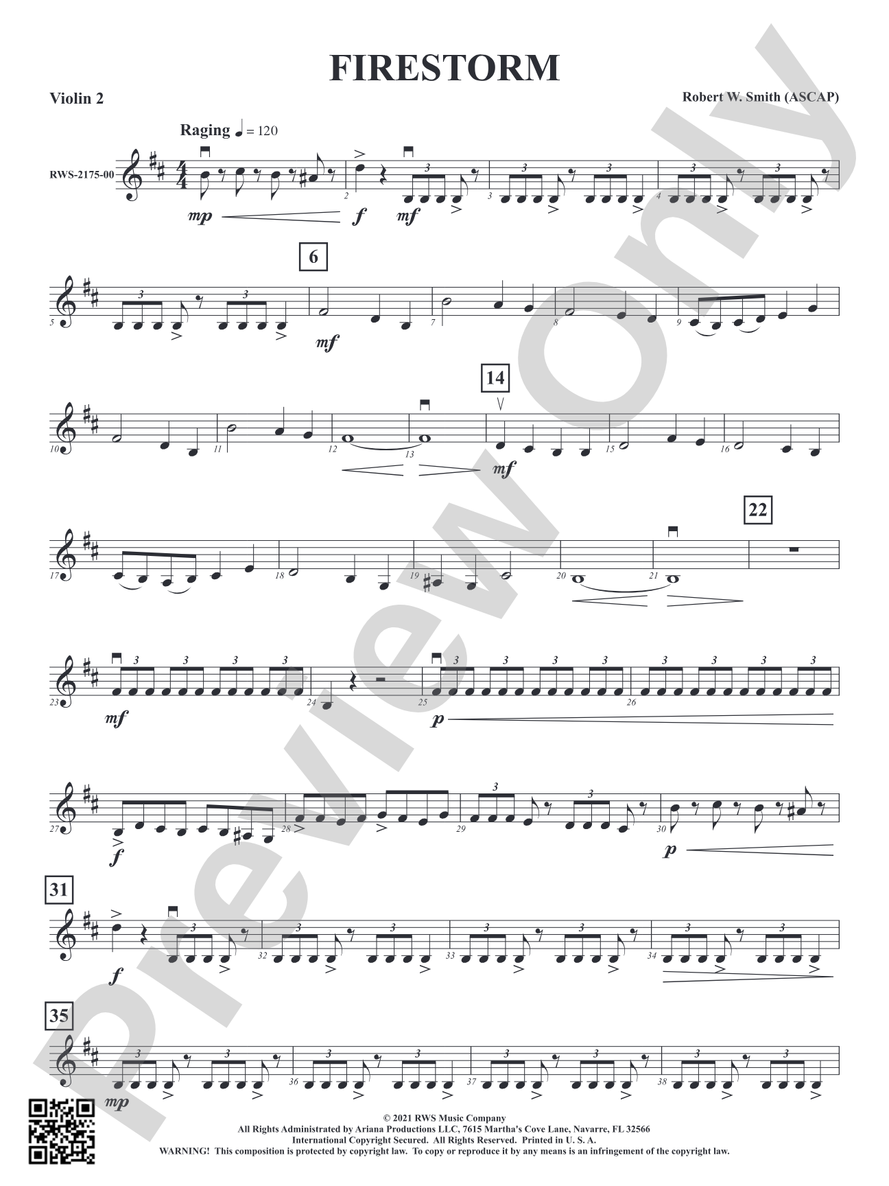 Firestorm: 2nd Violin