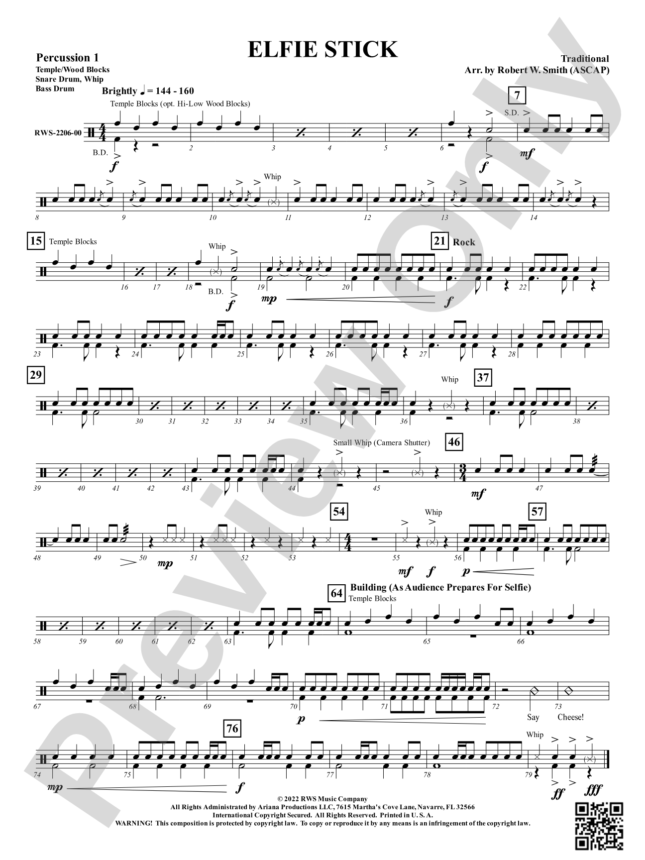 Elfie Stick: 1st Percussion