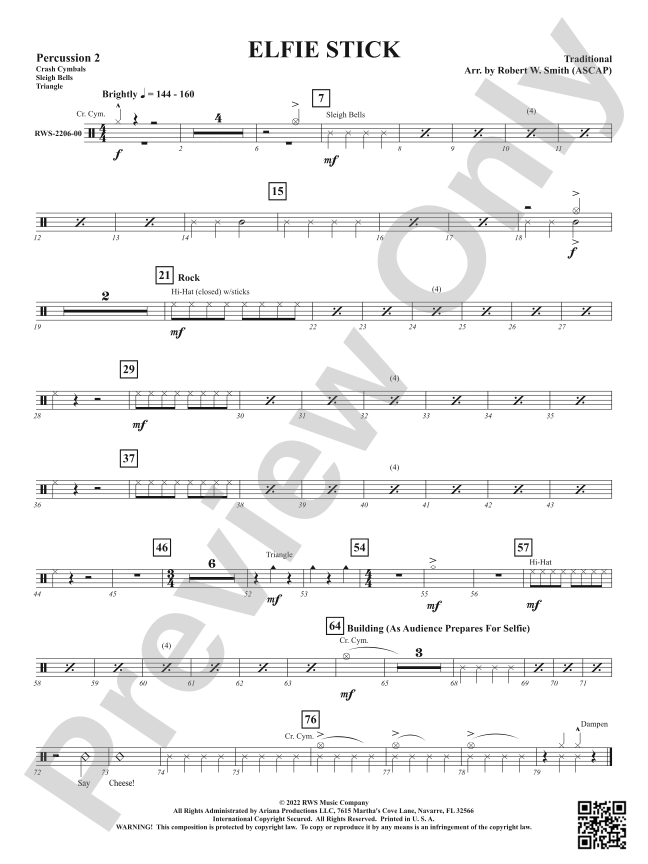 Elfie Stick: 2nd Percussion