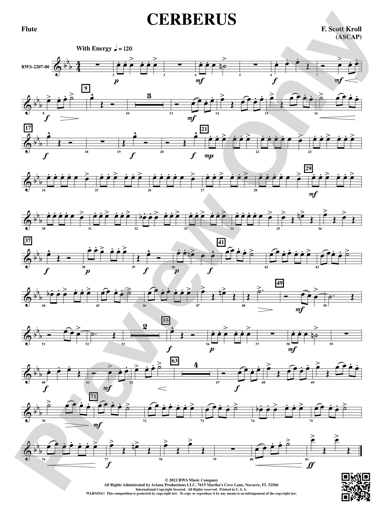 Cerberus: 1st Flute