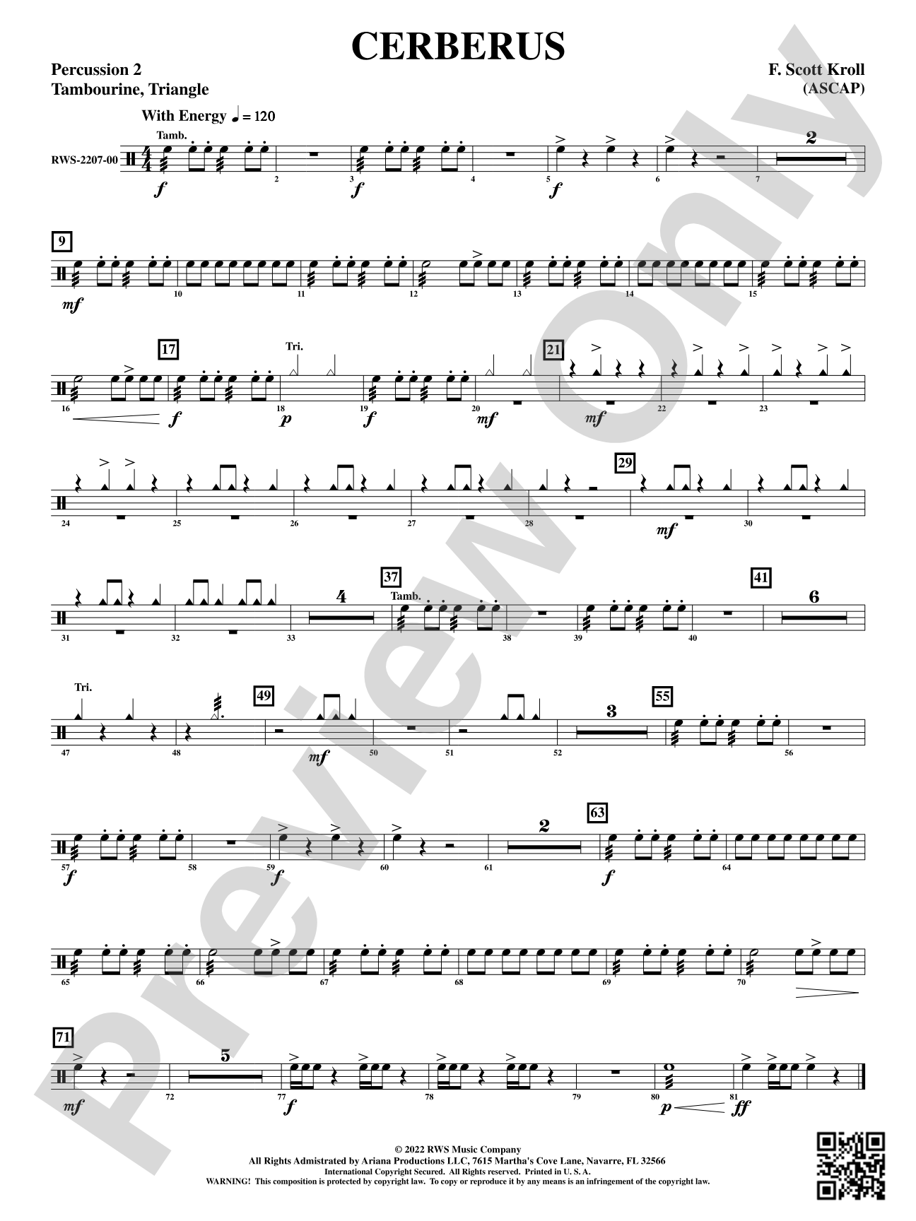 Cerberus: 2nd Percussion