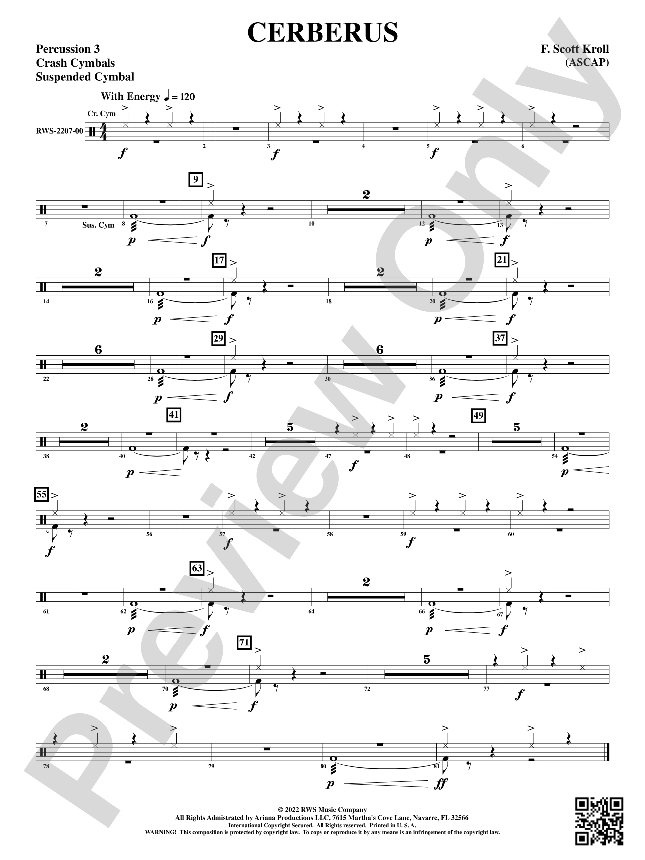 Cerberus: 3rd Percussion