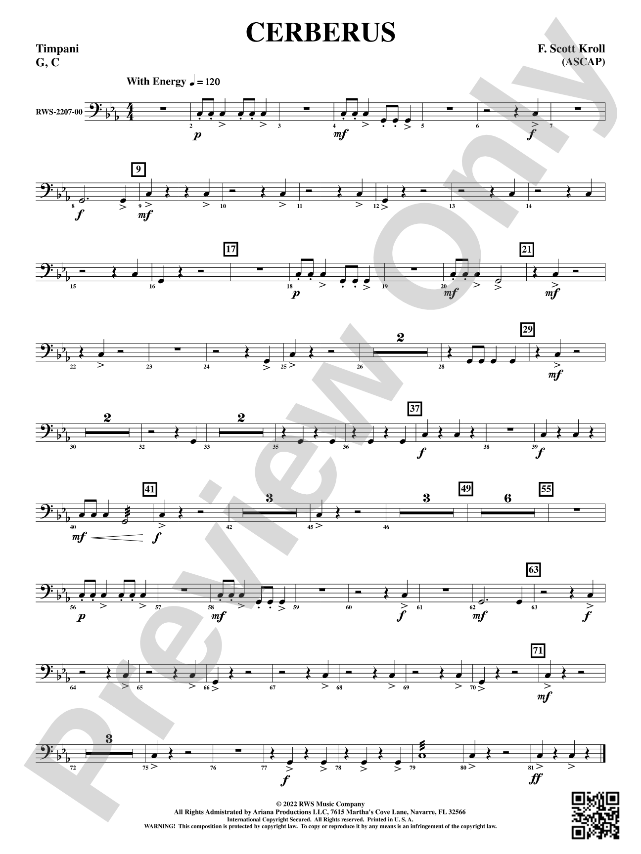 Cerberus: Timpani