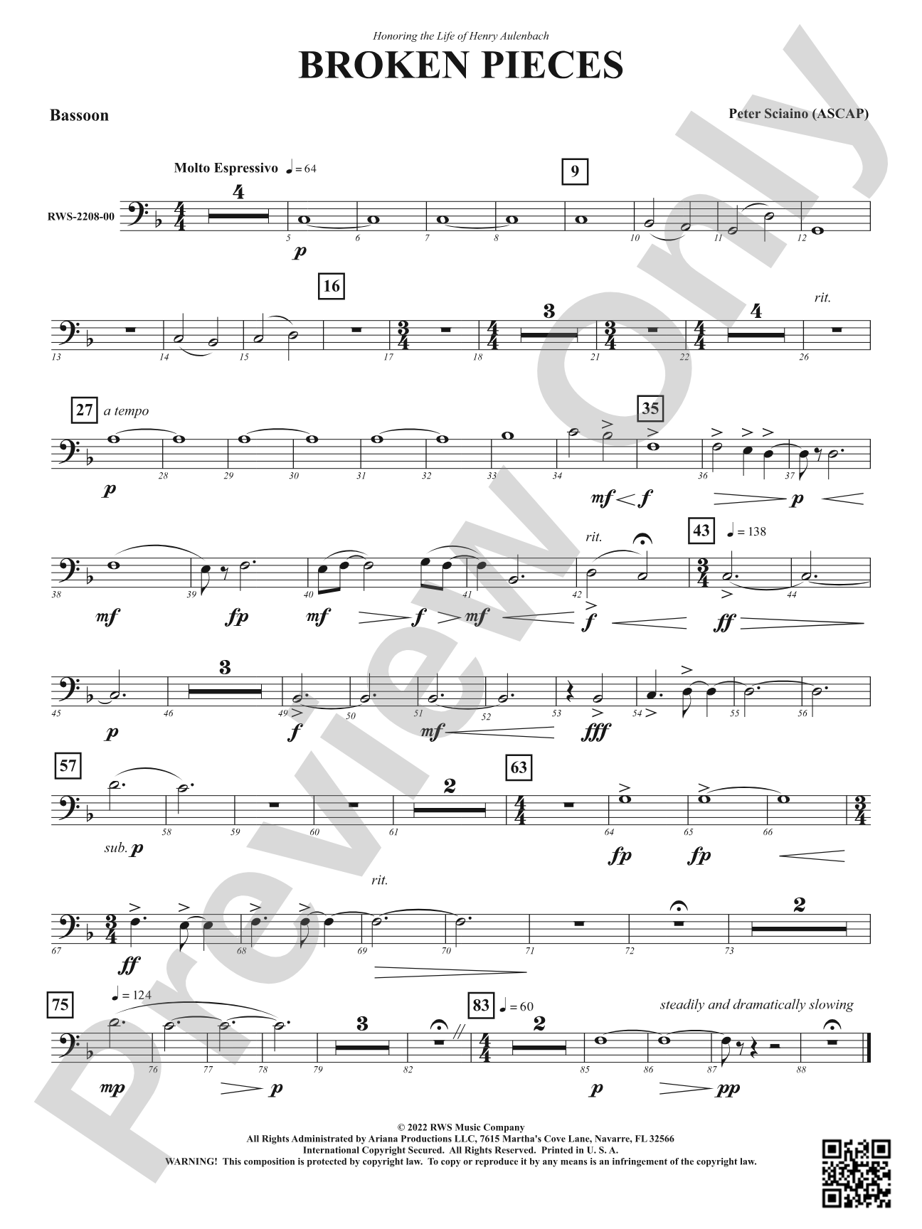 Broken Pieces: Bassoon