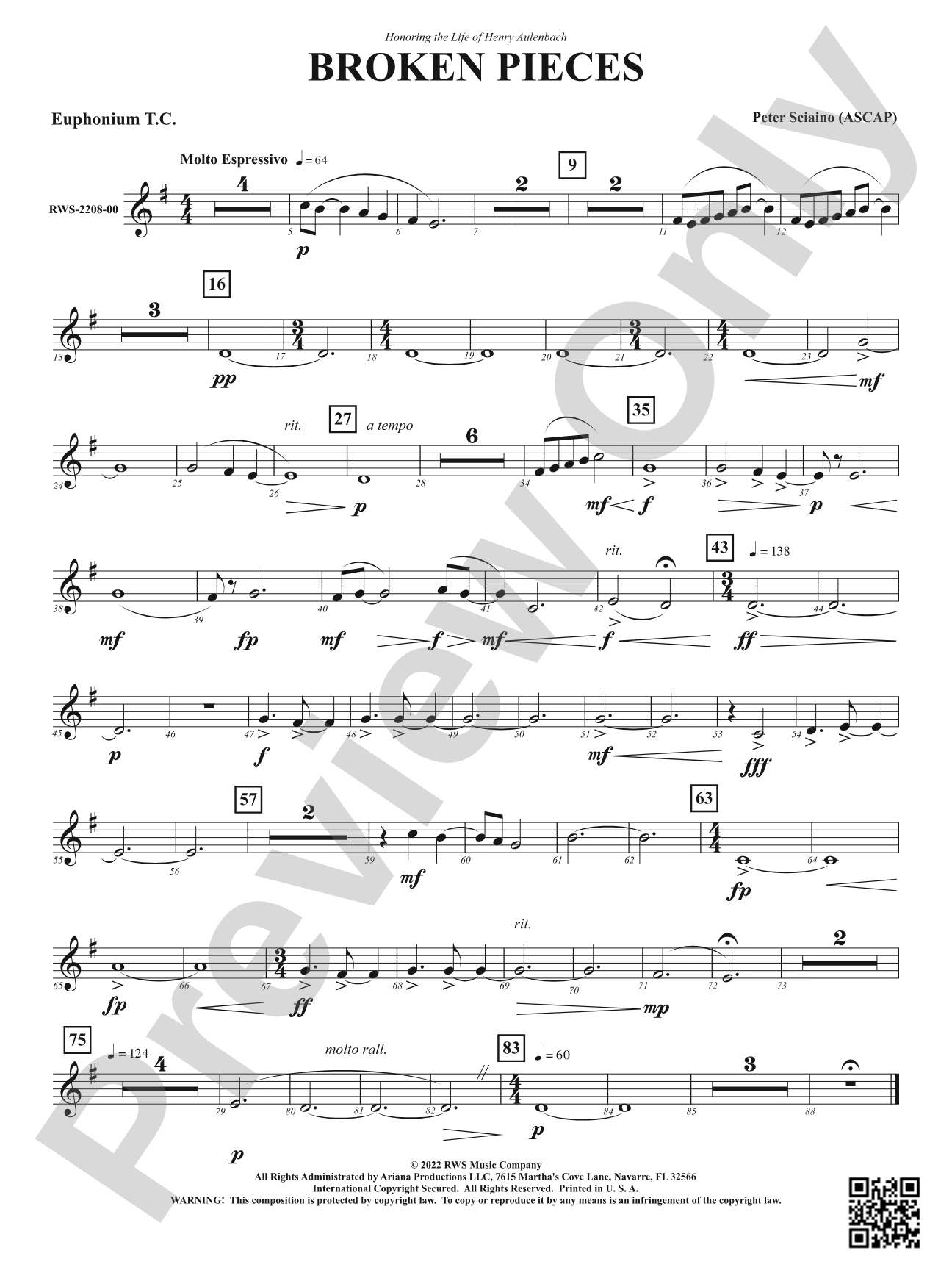 Broken Pieces: Baritone T.C.