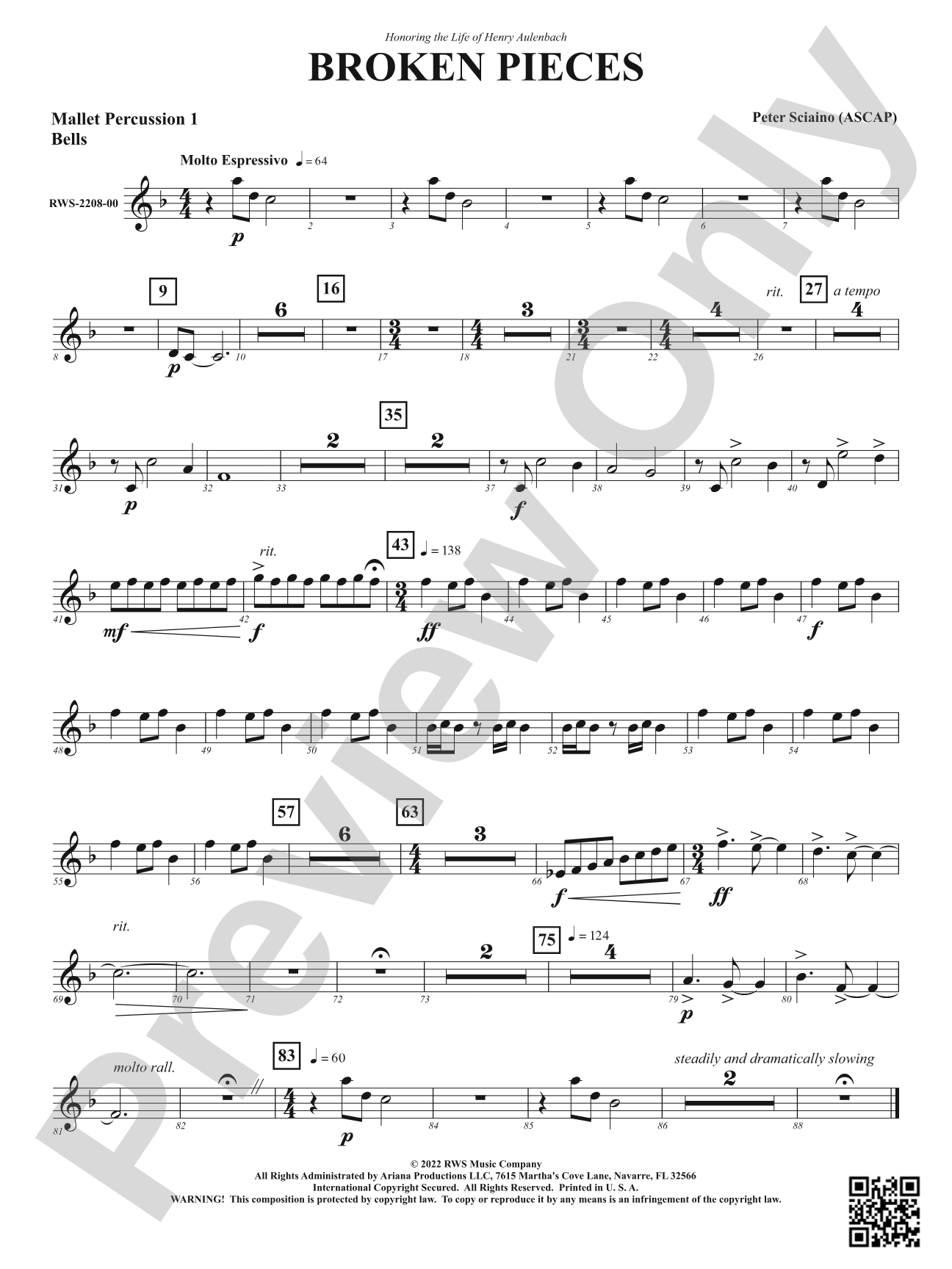 Broken Pieces: 1st Mallet Percussion