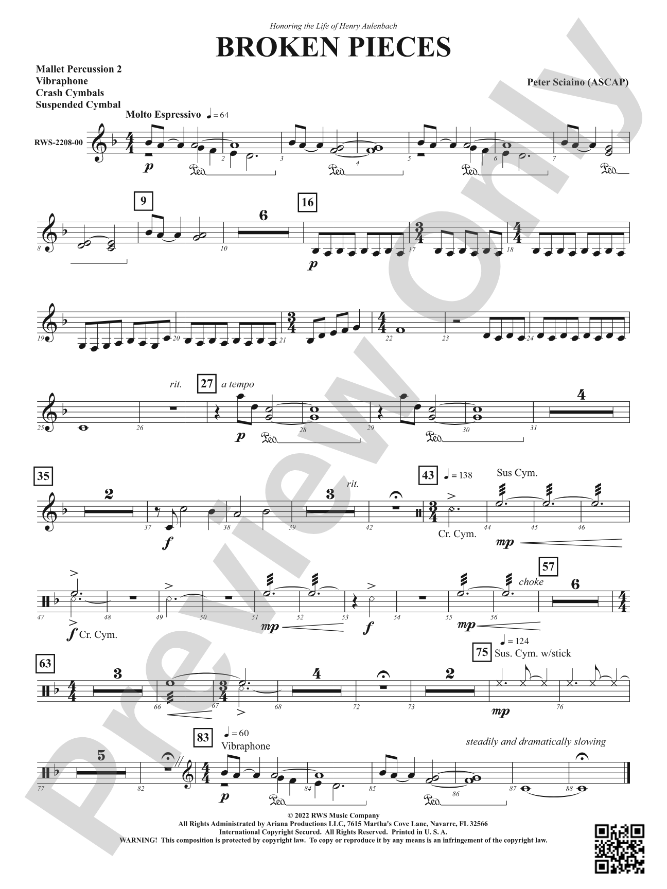 Broken Pieces: 2nd Mallet Percussion