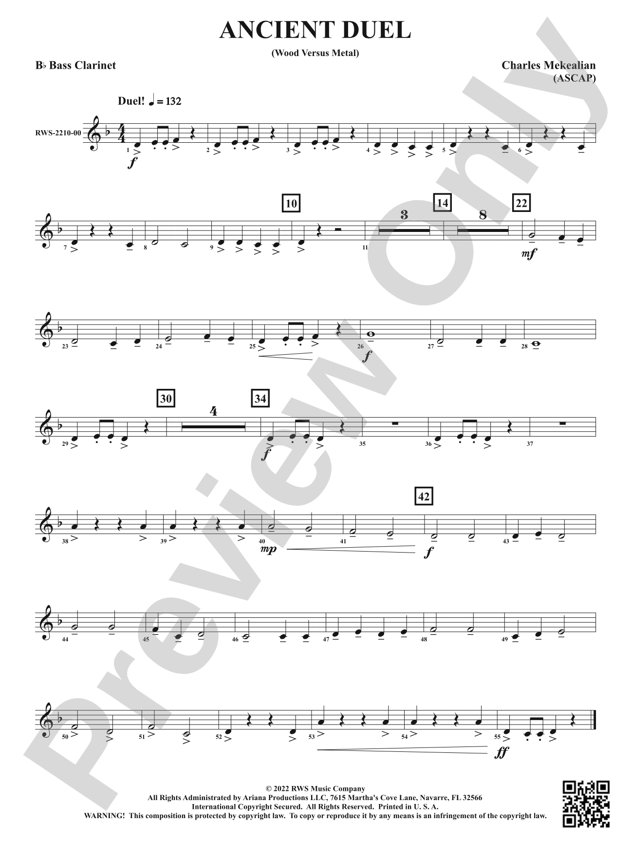 Ancient Duel - Wood Versus Metal: B-flat Bass Clarinet
