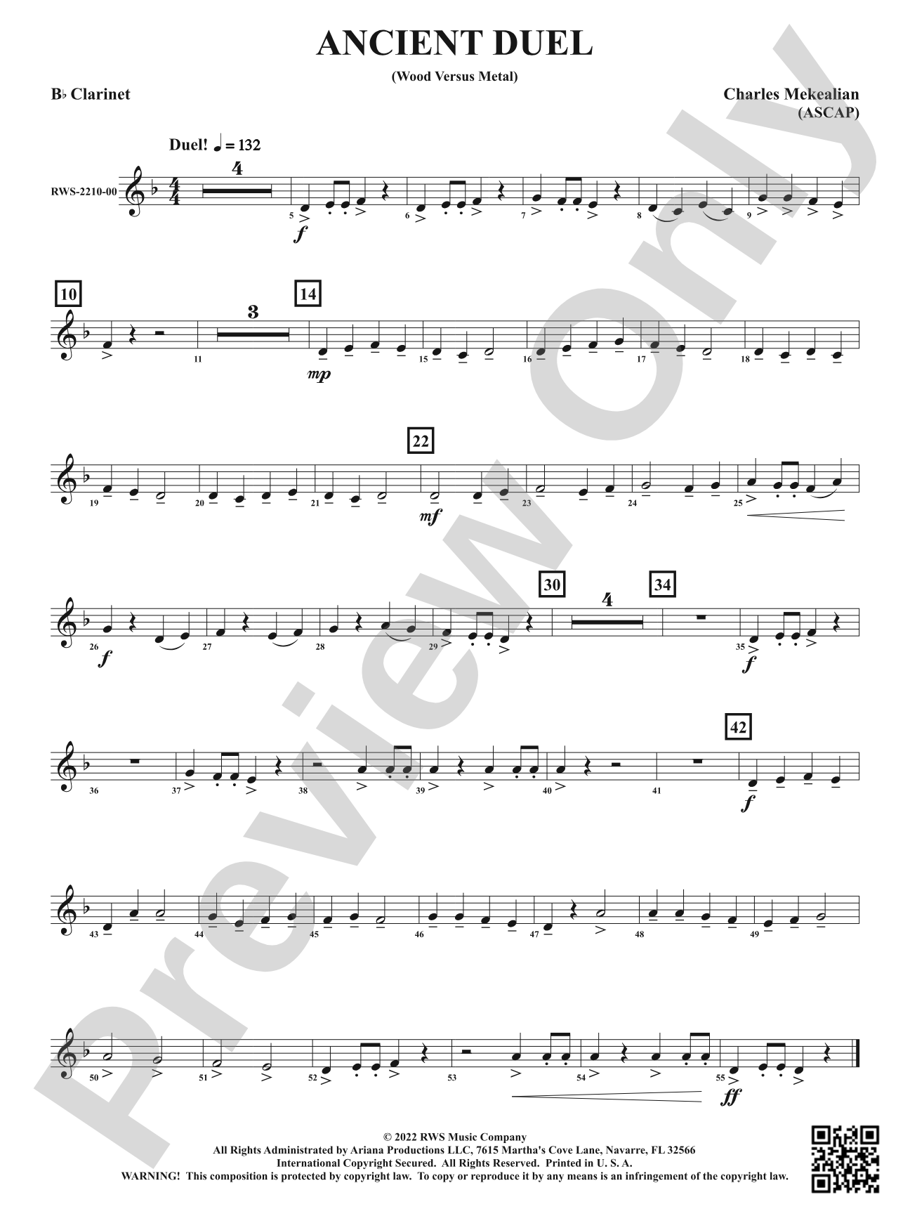 Ancient Duel - Wood Versus Metal: 1st B-flat Clarinet