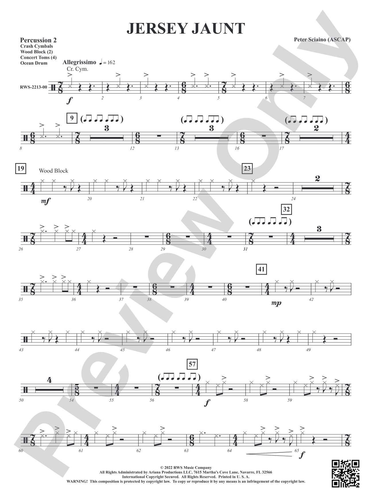 Jersey Jaunt: 2nd Percussion