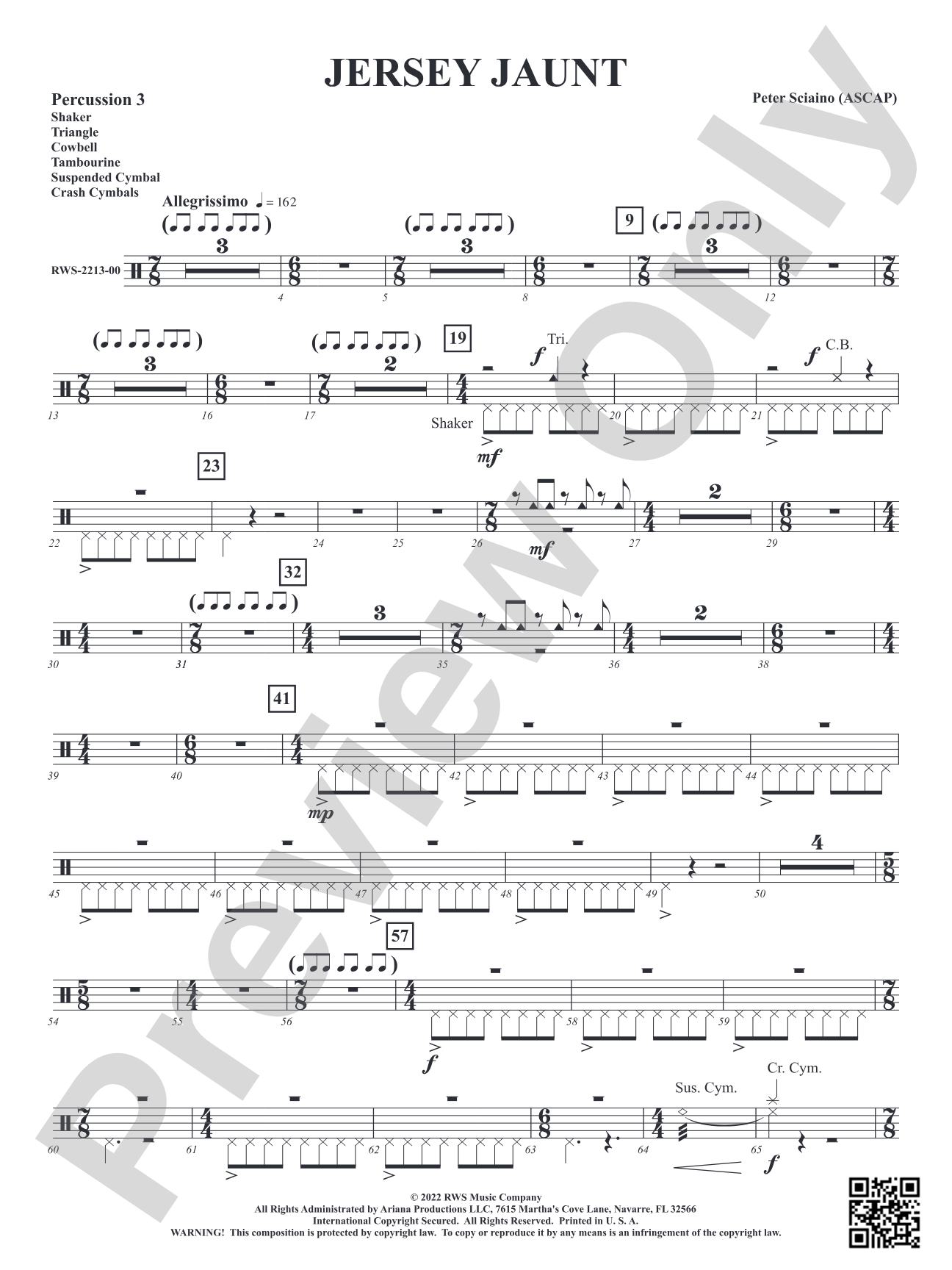 Jersey Jaunt: 3rd Percussion