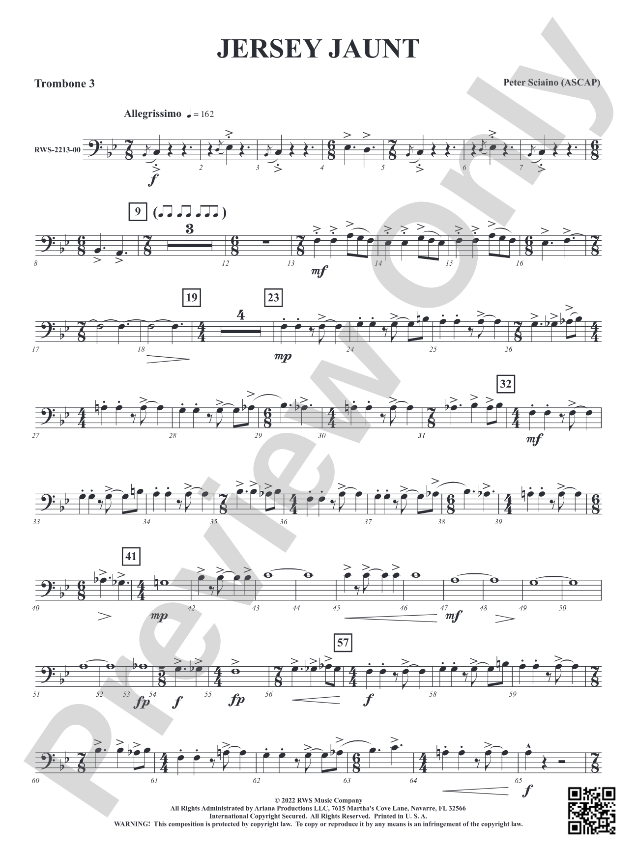 Jersey Jaunt: 3rd Trombone