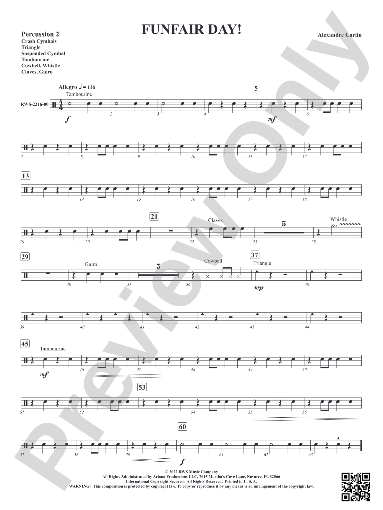 Funfair Day!: 2nd Percussion