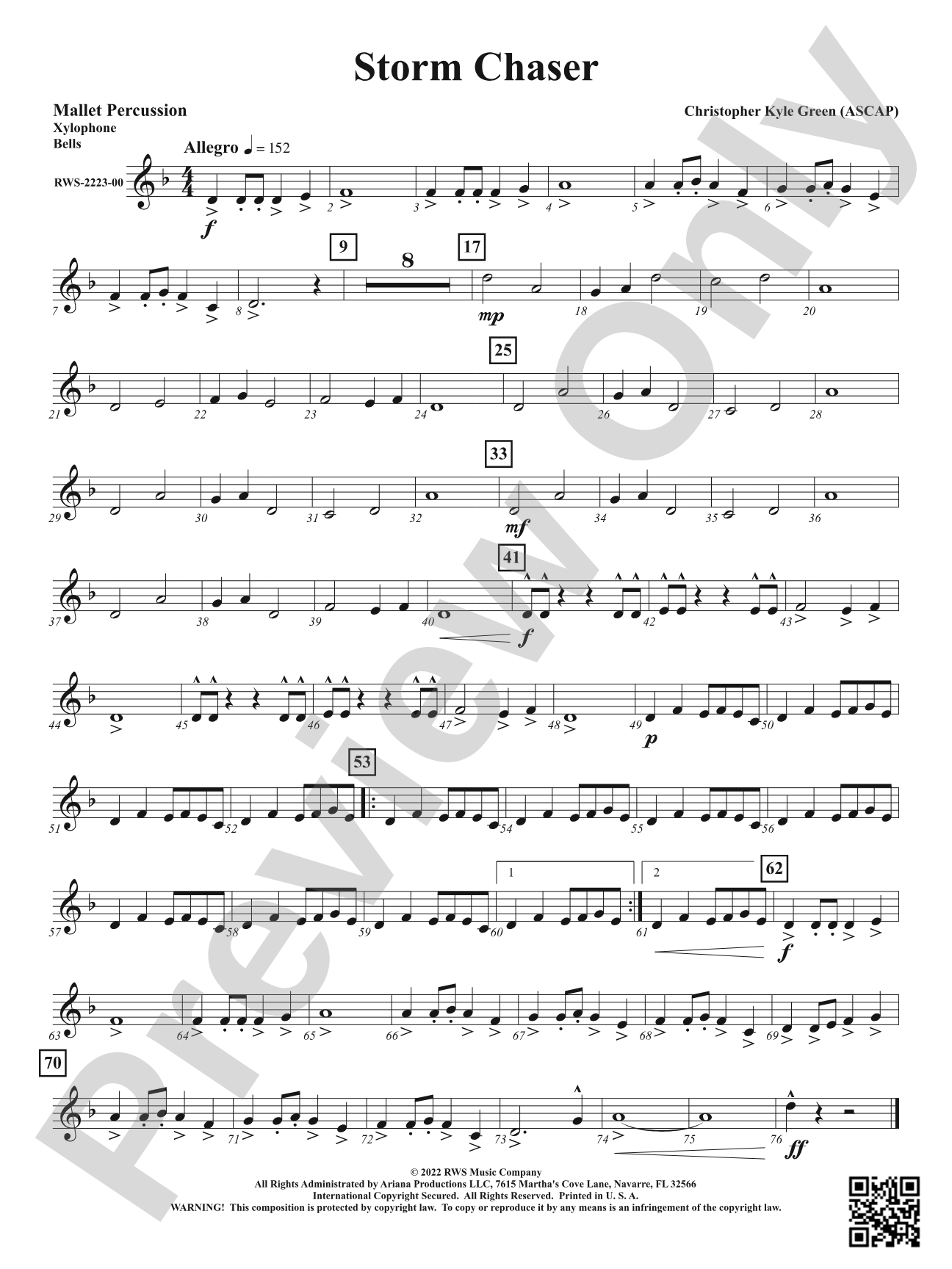 Storm Chaser: 1st Mallet Percussion