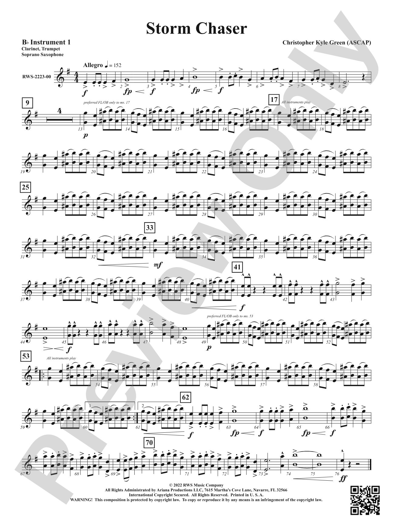 Storm Chaser: Part 1 - B-flat Instruments