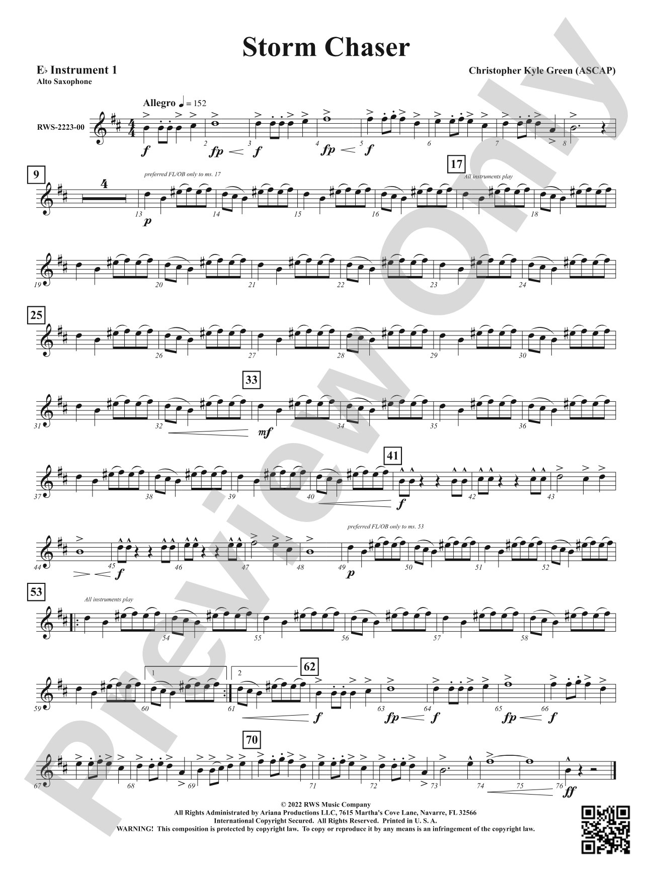 Storm Chaser: Part 1 - E-flat Instruments